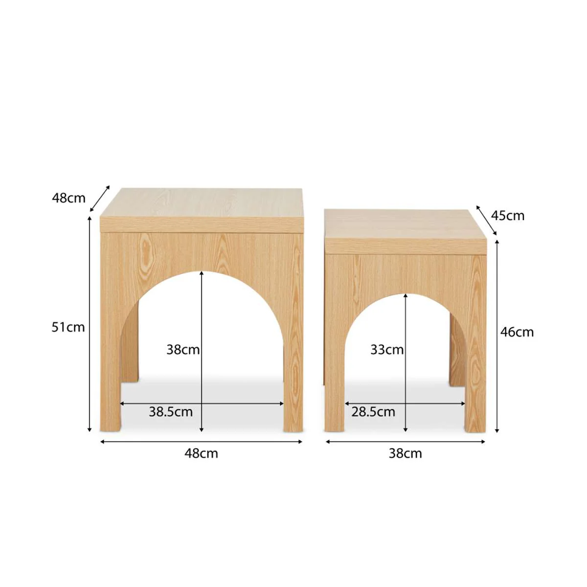 Arc Nesting Side Tables - Image 8