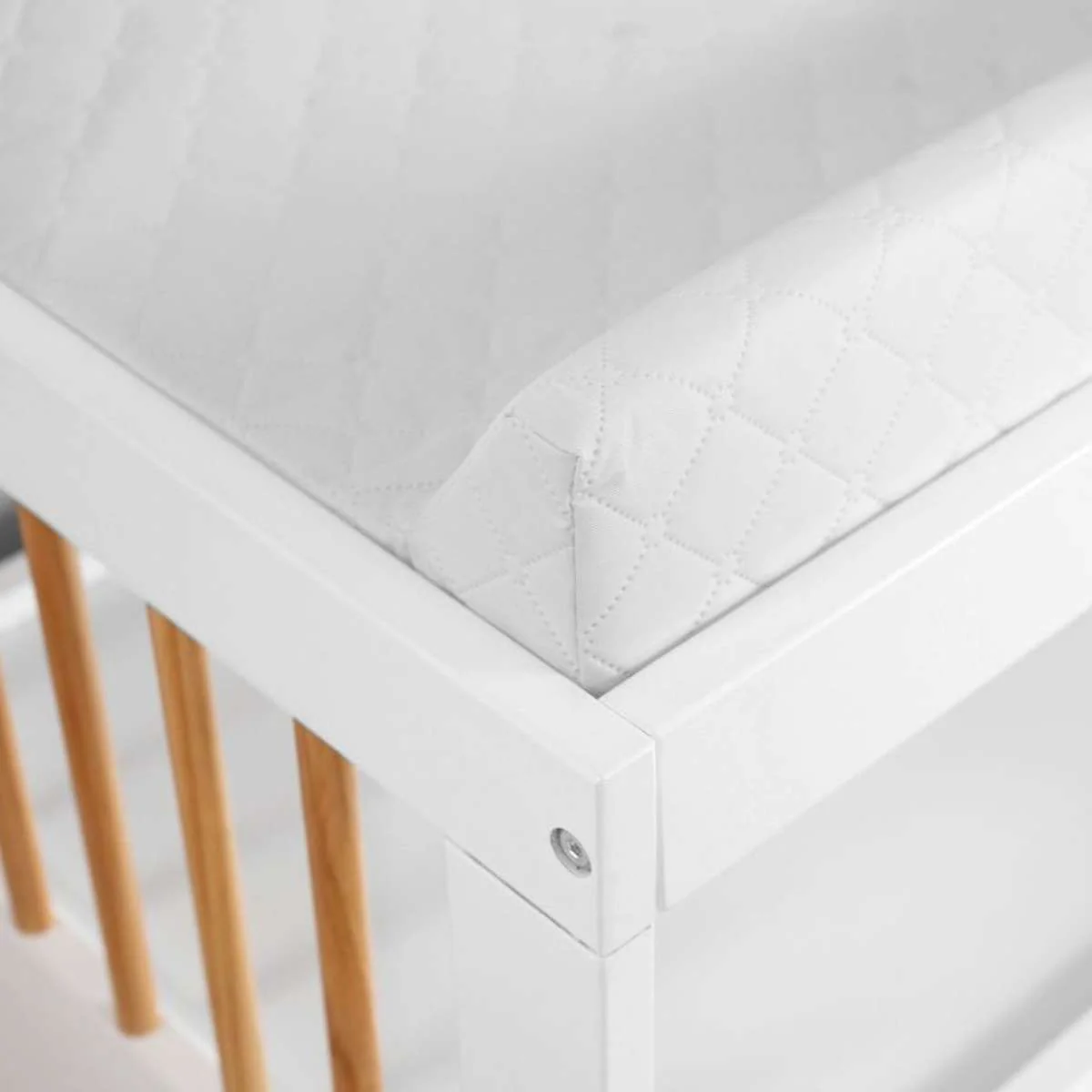 Aspen Change Table with Drawers - White/Natural - Image 5
