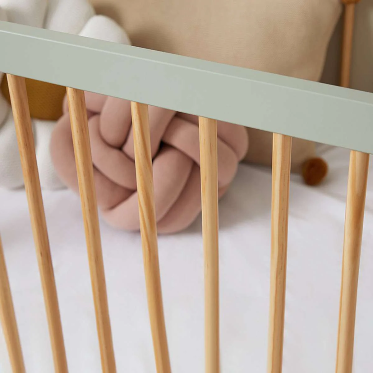Aspen Classic Cot - Sage/Natural - Image 7