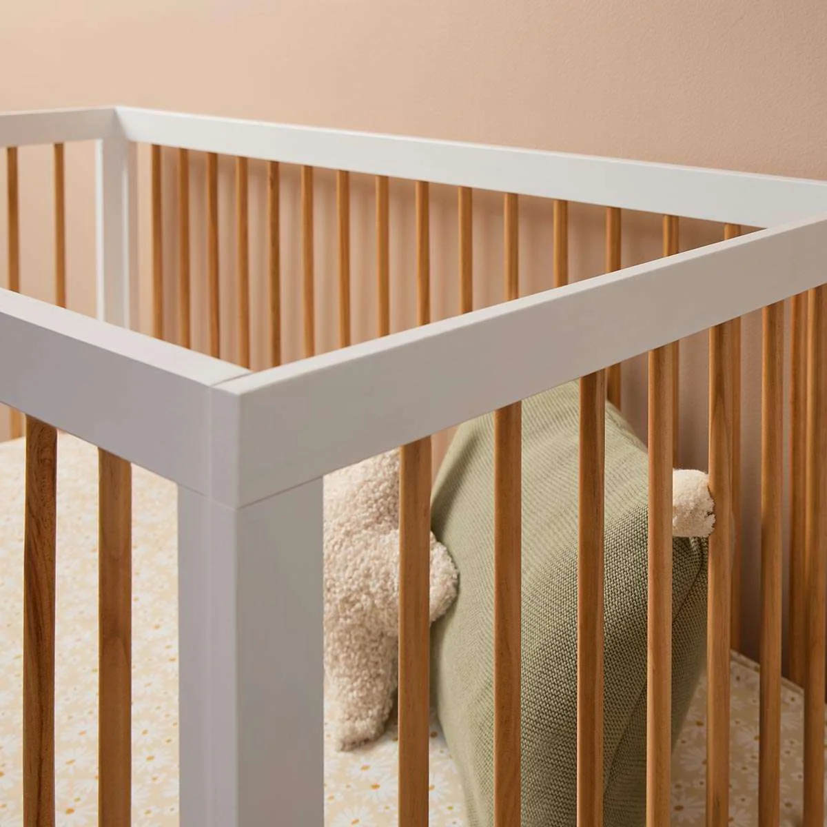 Aspen Classic Cot - White/Natural - Image 7