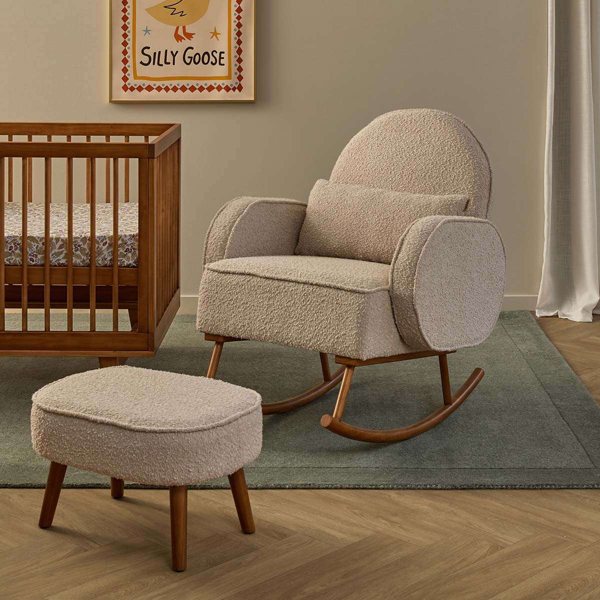 Buddy 2-in-1 Rocking Chair - Latte - Image 4