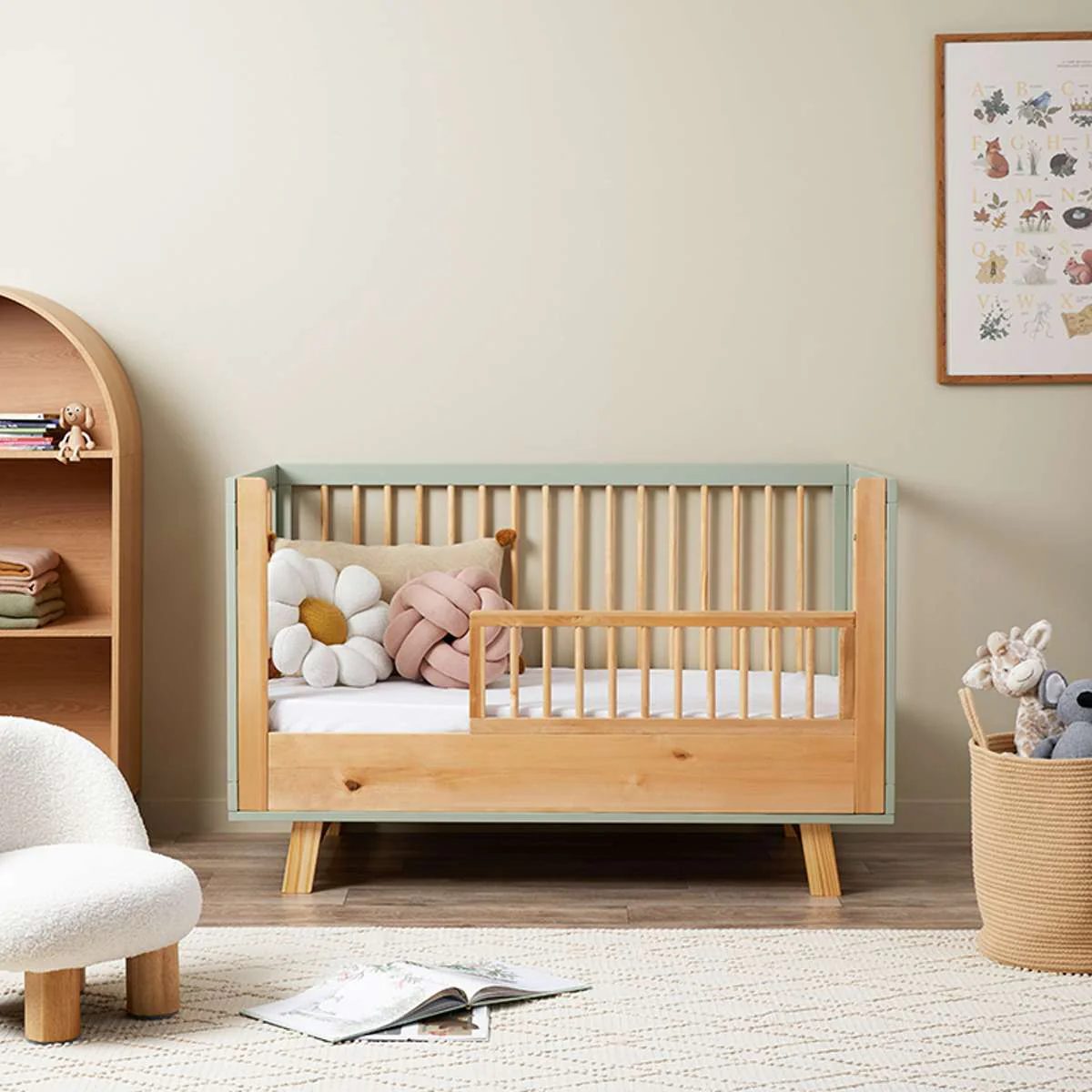 Aspen Classic Cot - Sage/Natural - Image 10