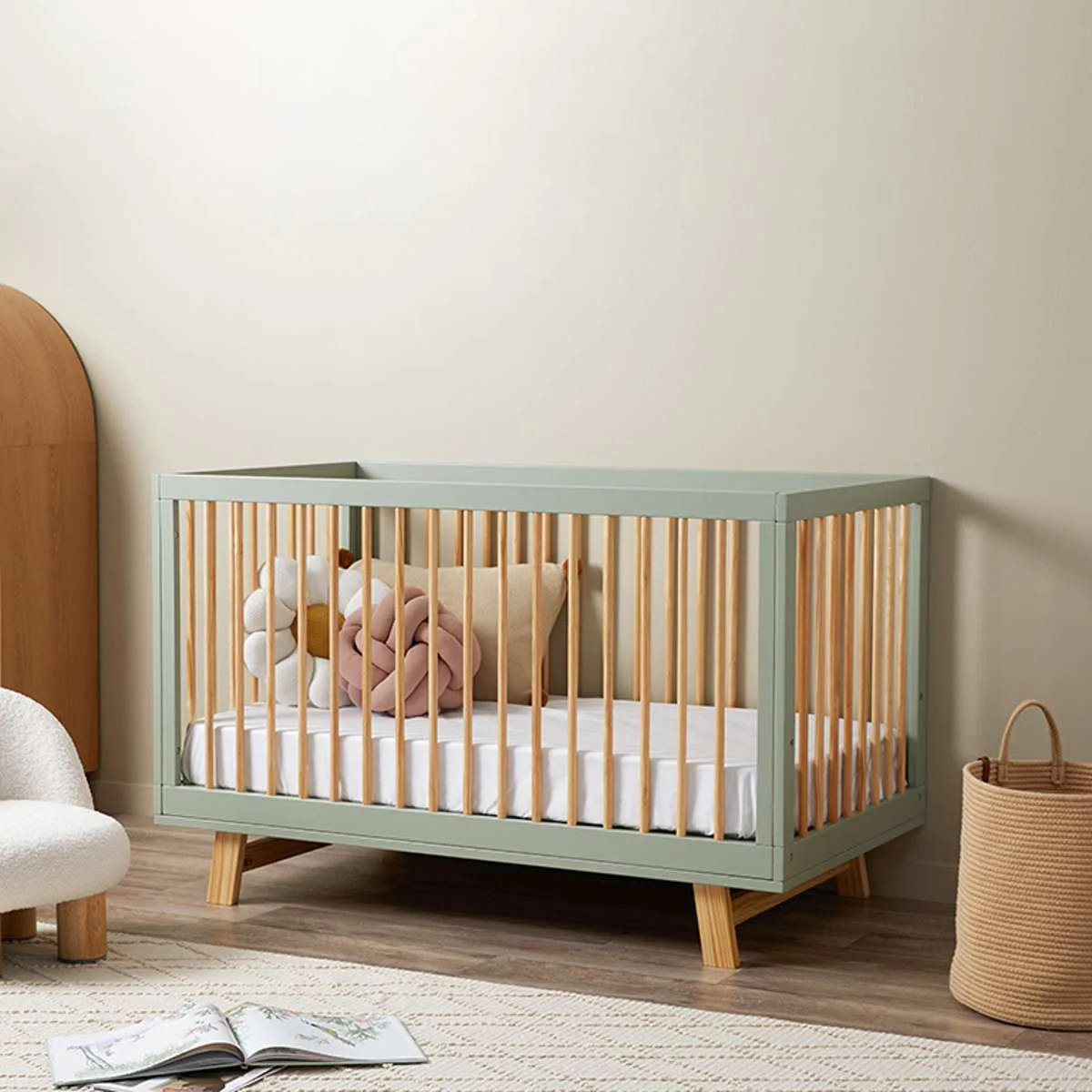 Aspen Classic Cot - Sage/Natural - Image 3