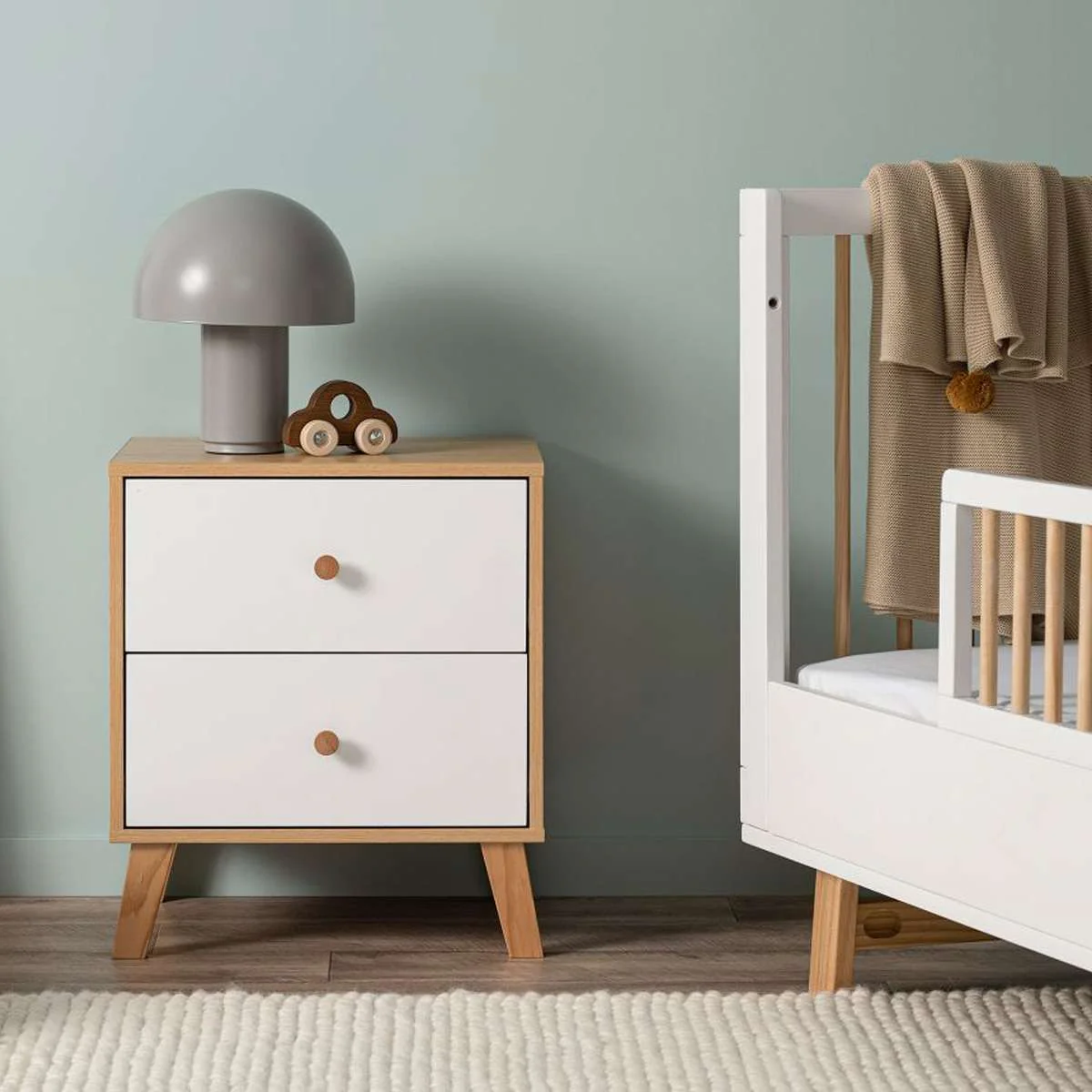 Sonata White King Single Four Piece Bedroom Set - Image 3