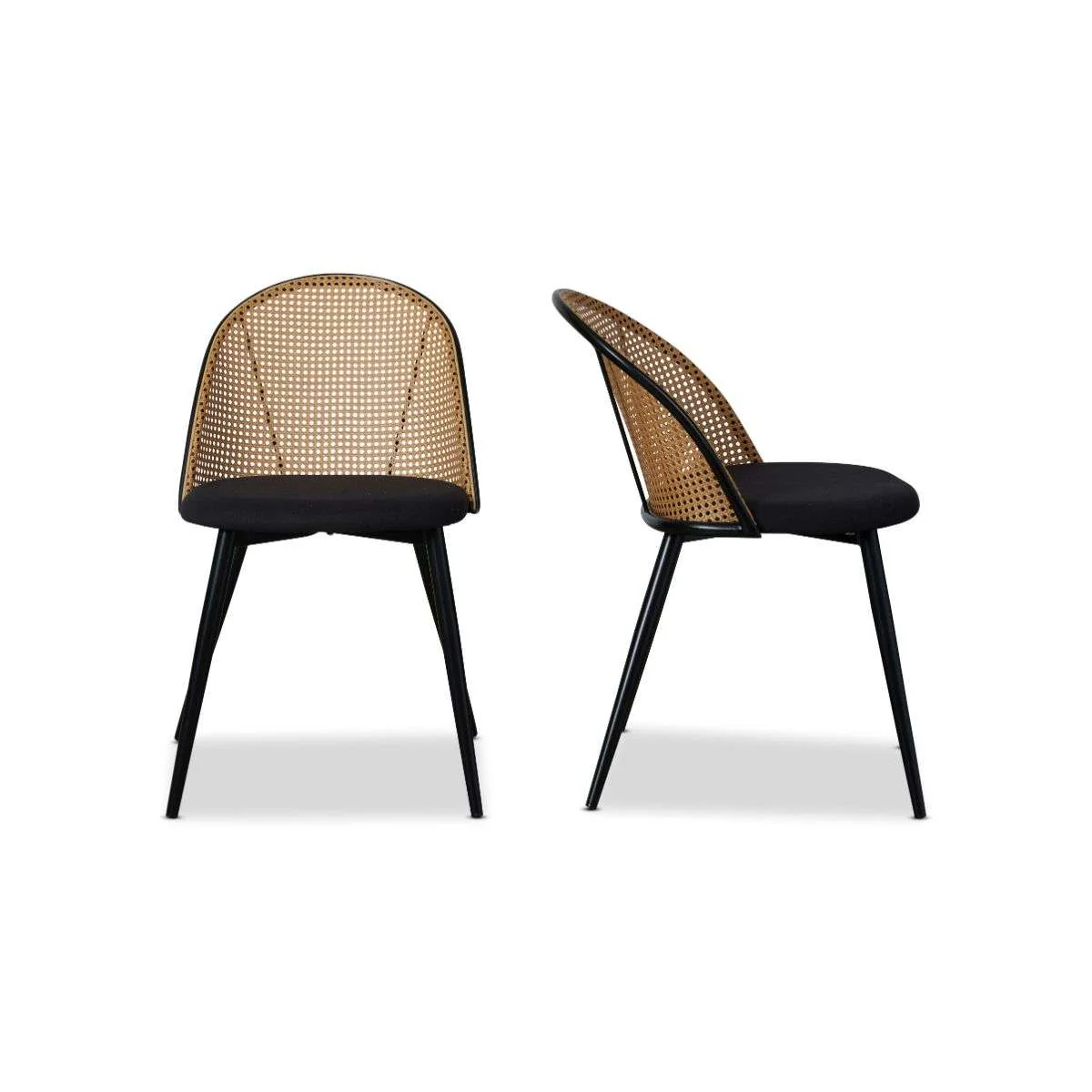 Avila Dining Chair - Set of 2 - Black - Image 11