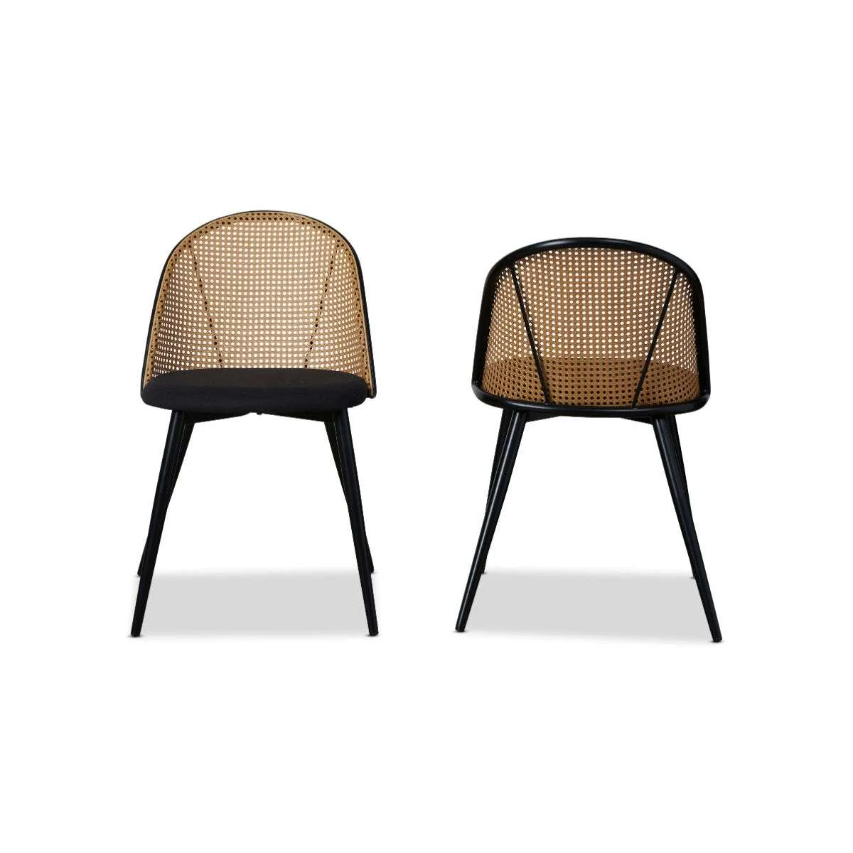 Avila Dining Chair - Set of 2 - Black - Image 12