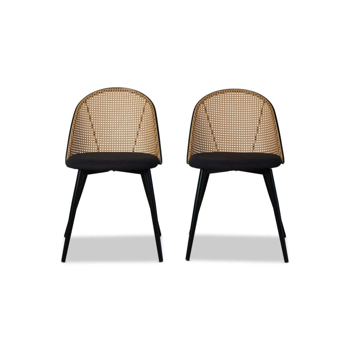 Avila Dining Chair - Set of 2 - Black - Image 9