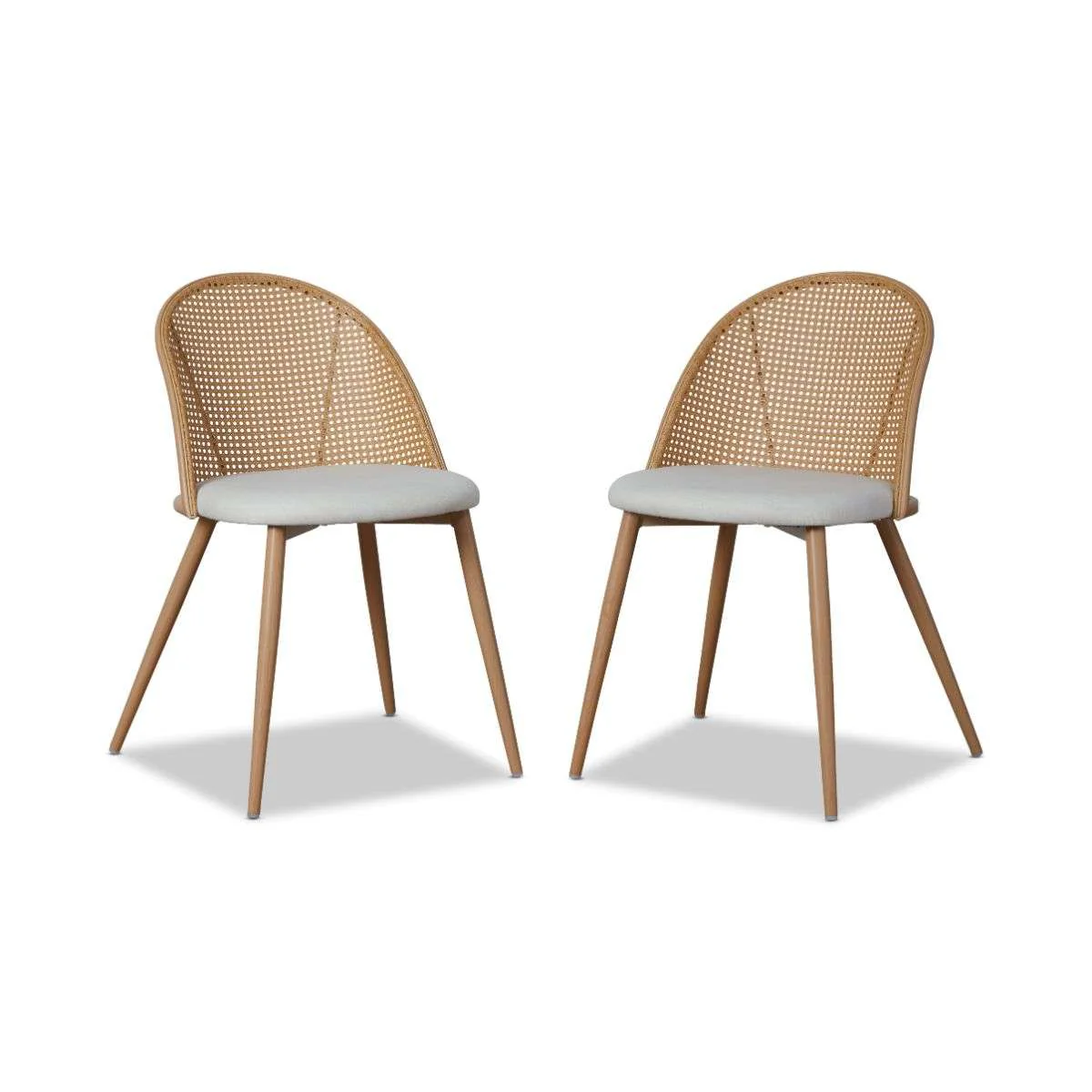 Avila Dining Chair - Set of 2 - Natural - Image 10