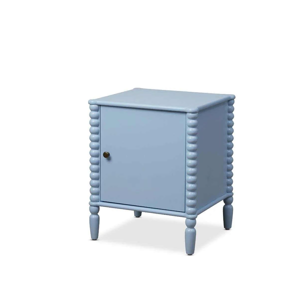 Betti Bobbin Bedside Table - Ice Blue - Image 10