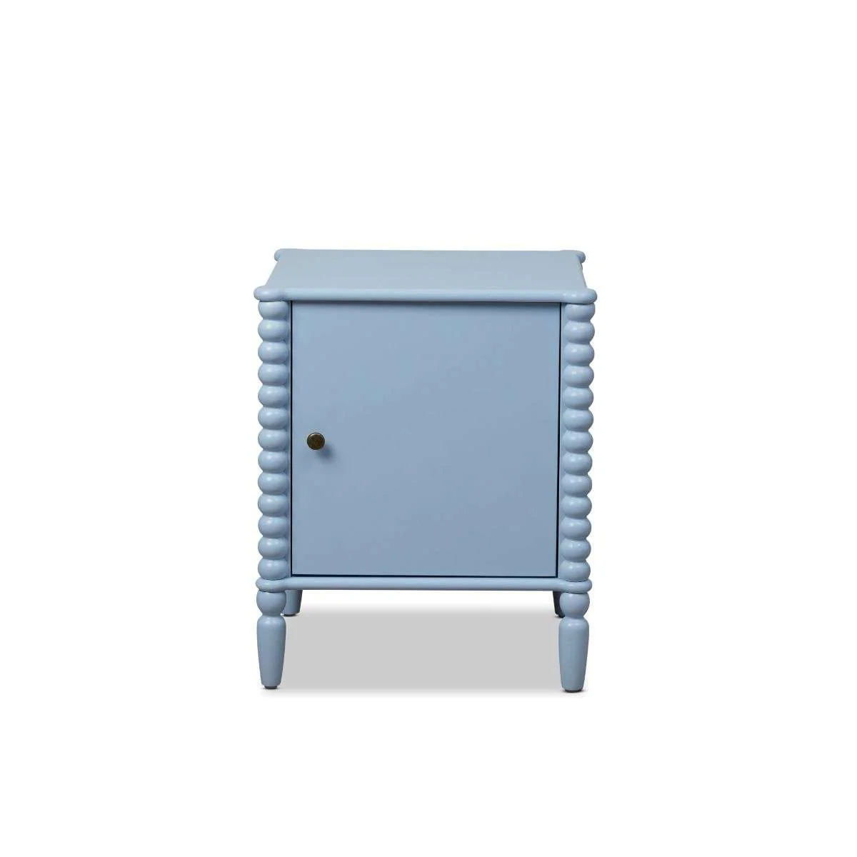 Betti Bobbin Bedside Table - Ice Blue - Image 9