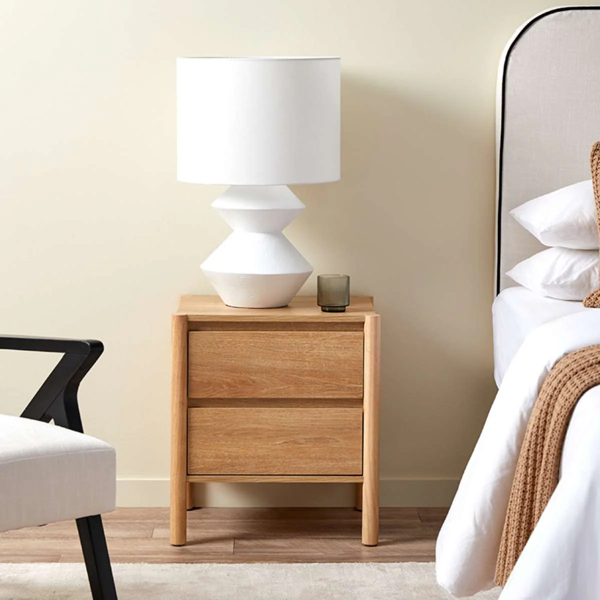 Quinn Natural Three Piece Bedroom Set - Image 4