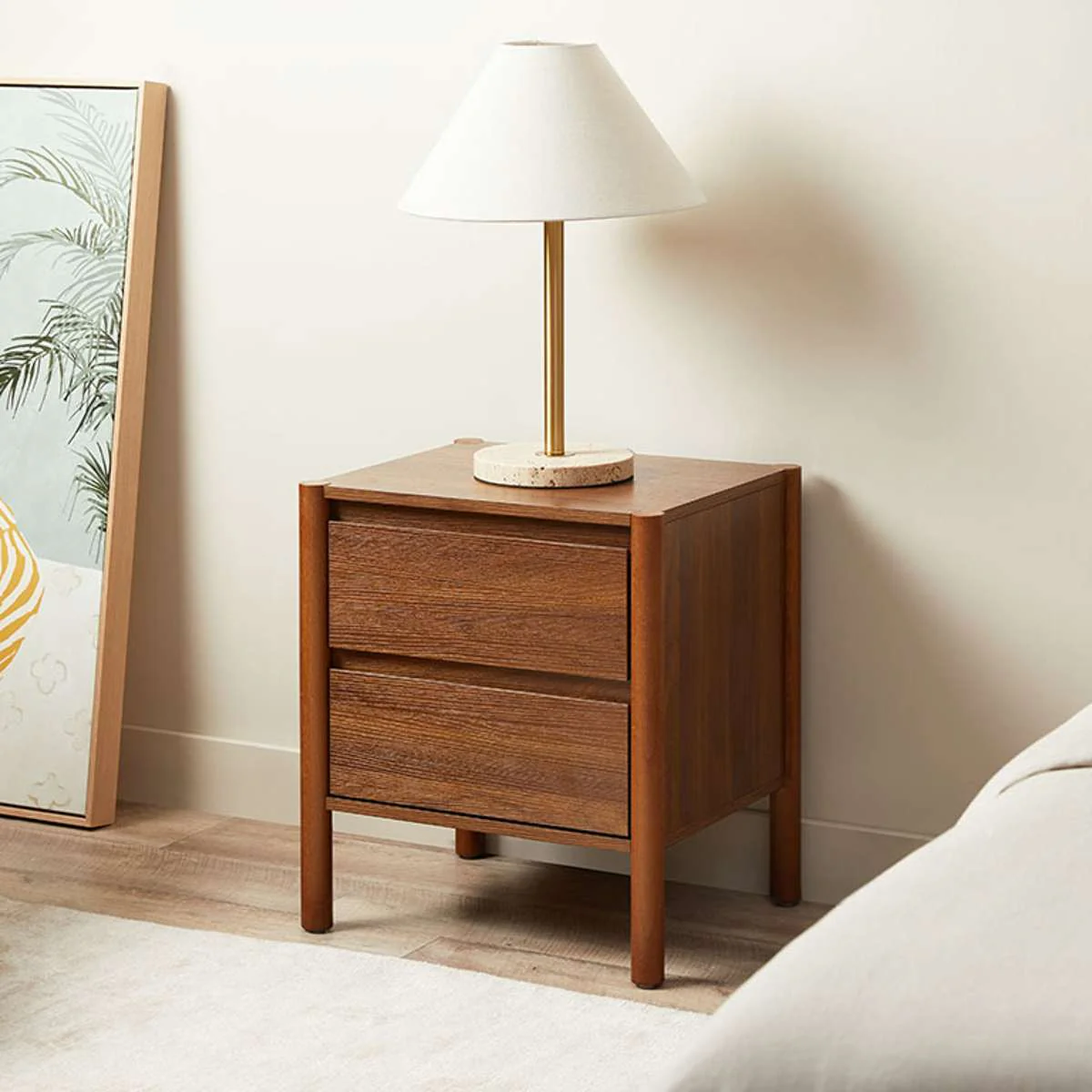 Blair Bedside Table - Walnut - Image 3