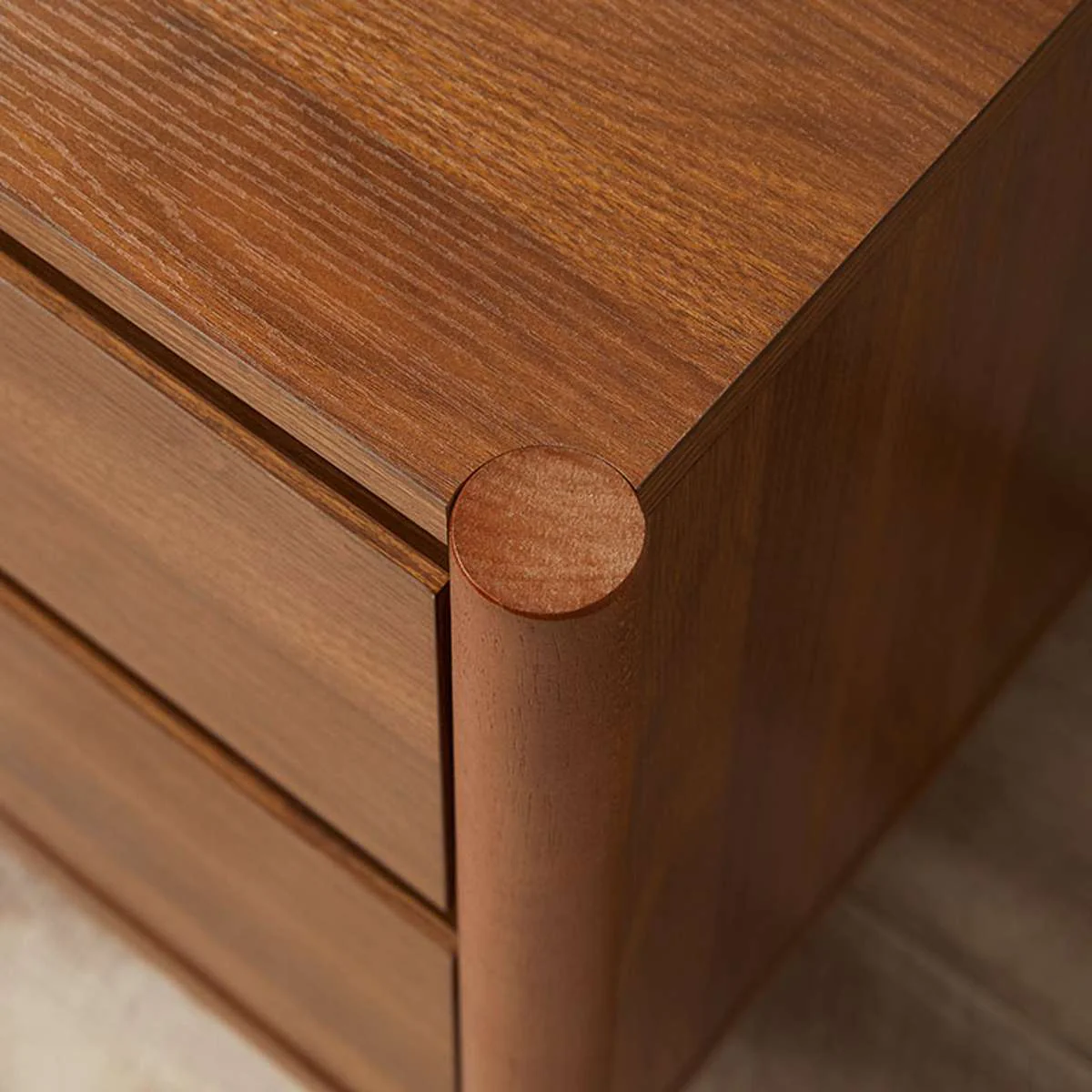 Blair Bedside Table - Walnut - Image 5