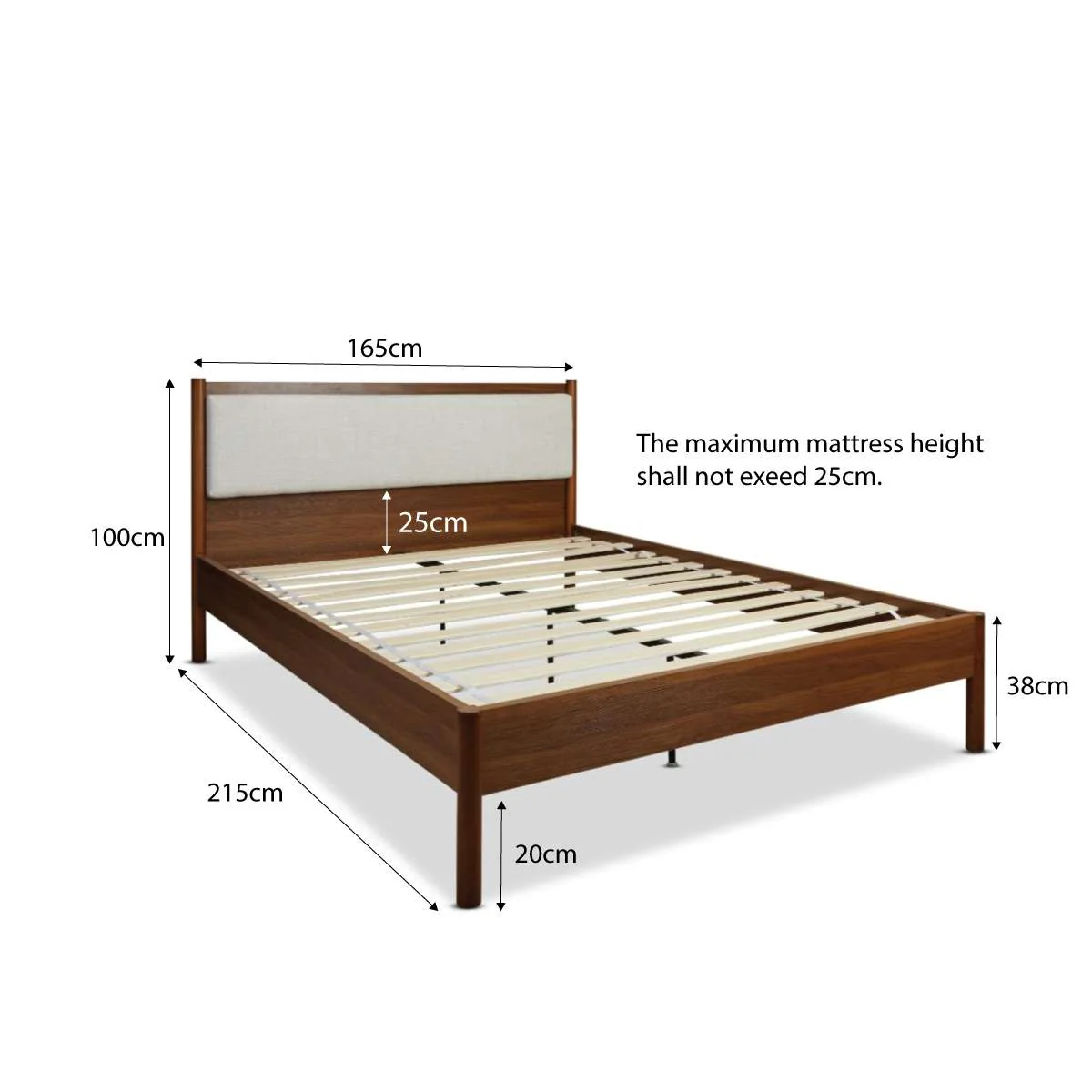 Blair Queen Bed - Walnut - Image 12