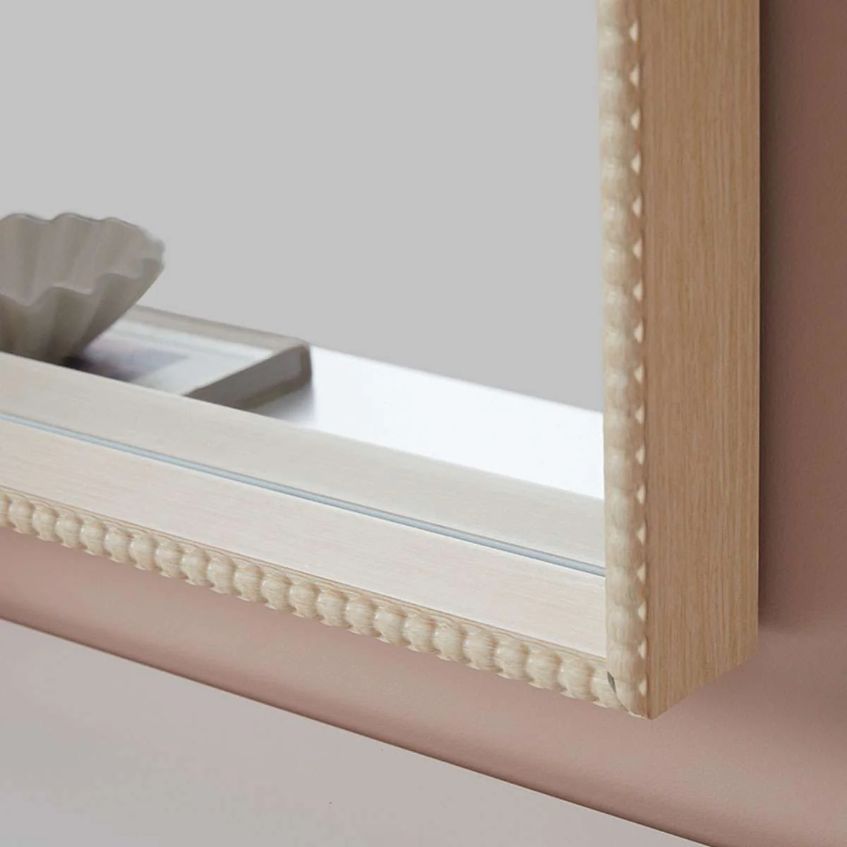 Bobbin Mirror - Rectangle - Natural - Image 3