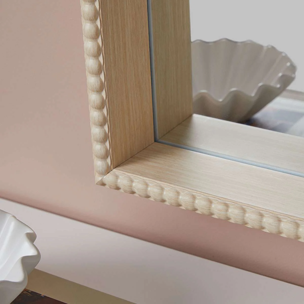 Bobbin Mirror - Rectangle - Natural - Image 5