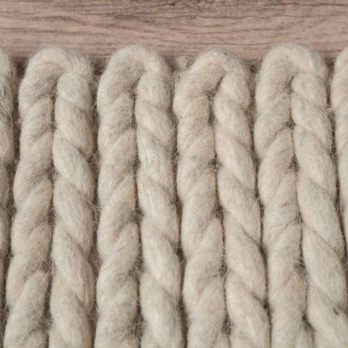 Charlotte Braided Wool Rug - Large - Natural Marle - Image 7