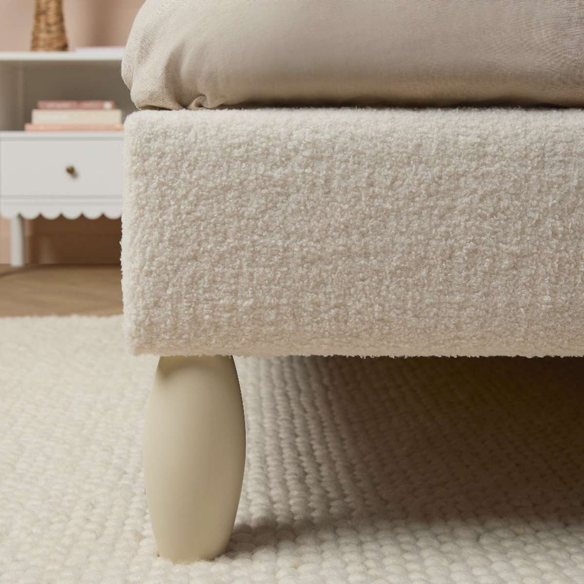 Cosy Cloud King Single Bed - Ivory - Image 10