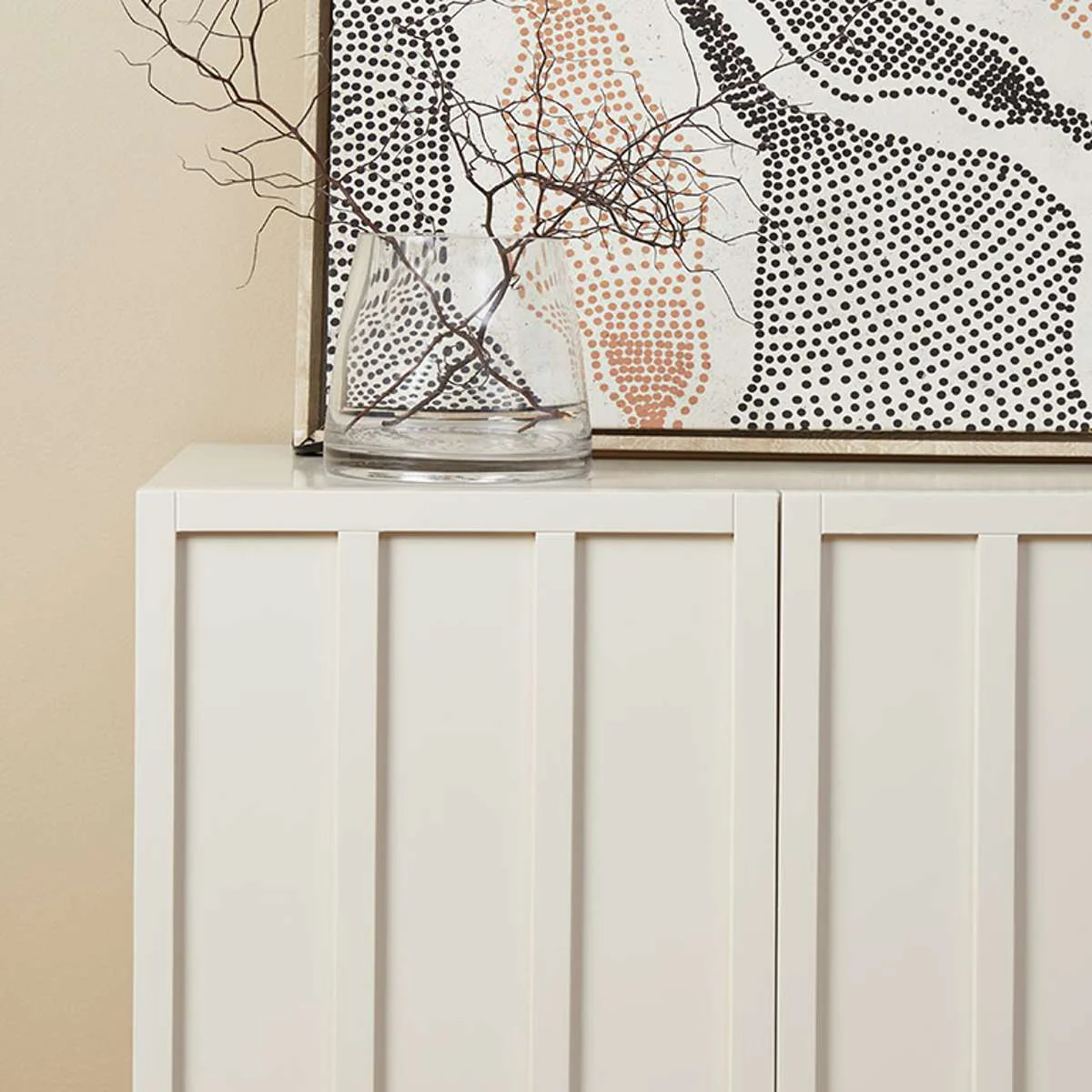 Emery Panel Buffet - Beige - Image 7