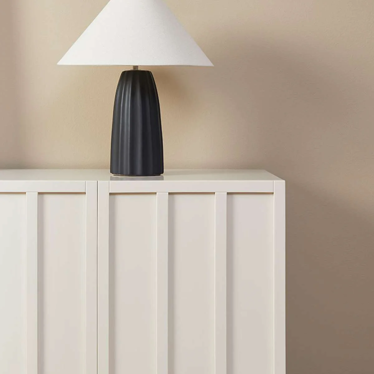Emery Panel Buffet - Beige - Image 8