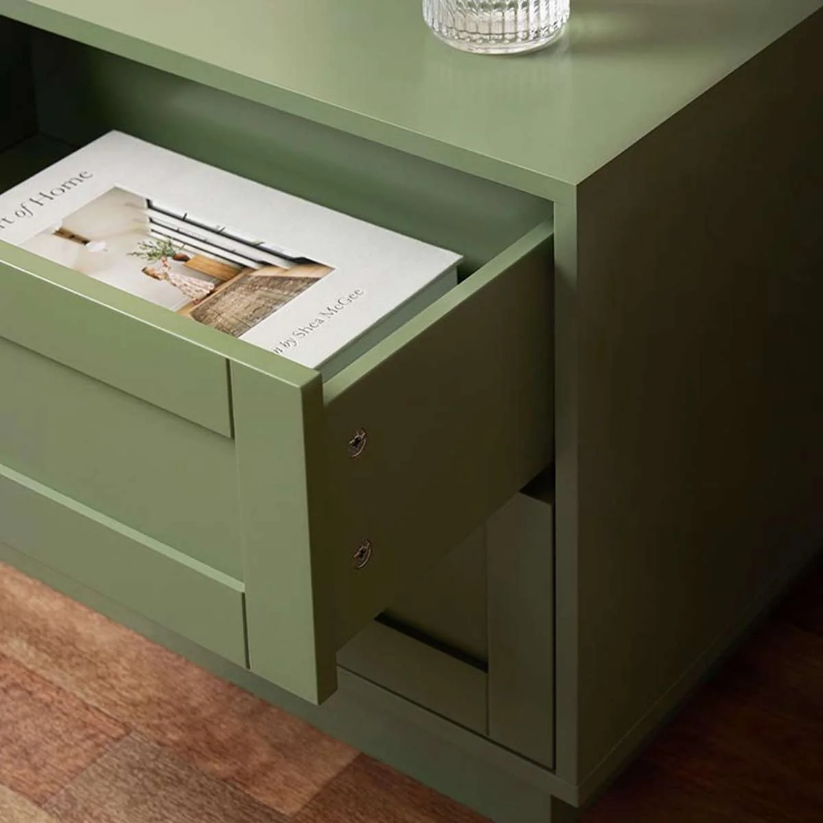 Eros Bedside Table - Sage Green - Image 4