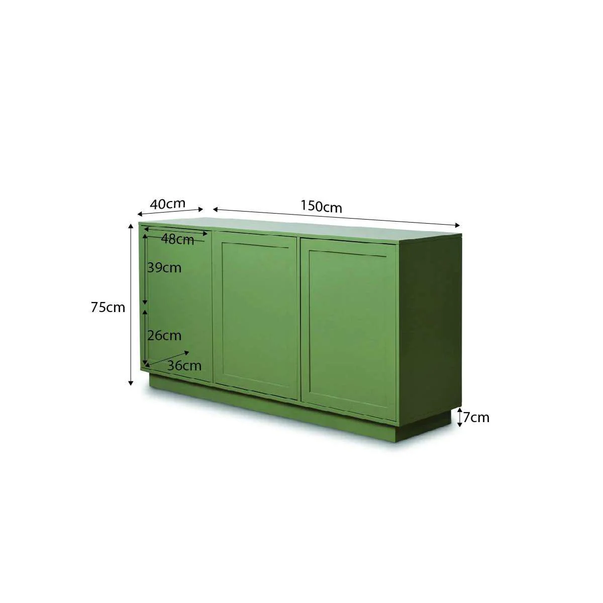 Eros Buffet - Sage Green - Image 15
