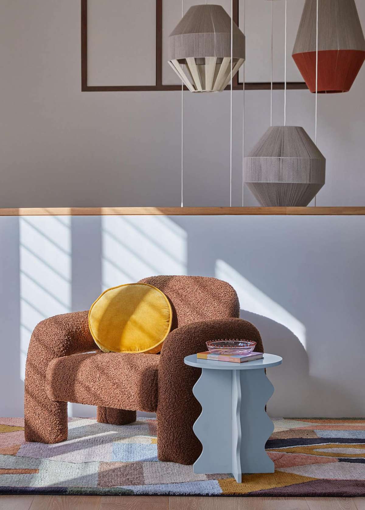 Felix Sherpa Occasional Chair - Chocolate - Image 12
