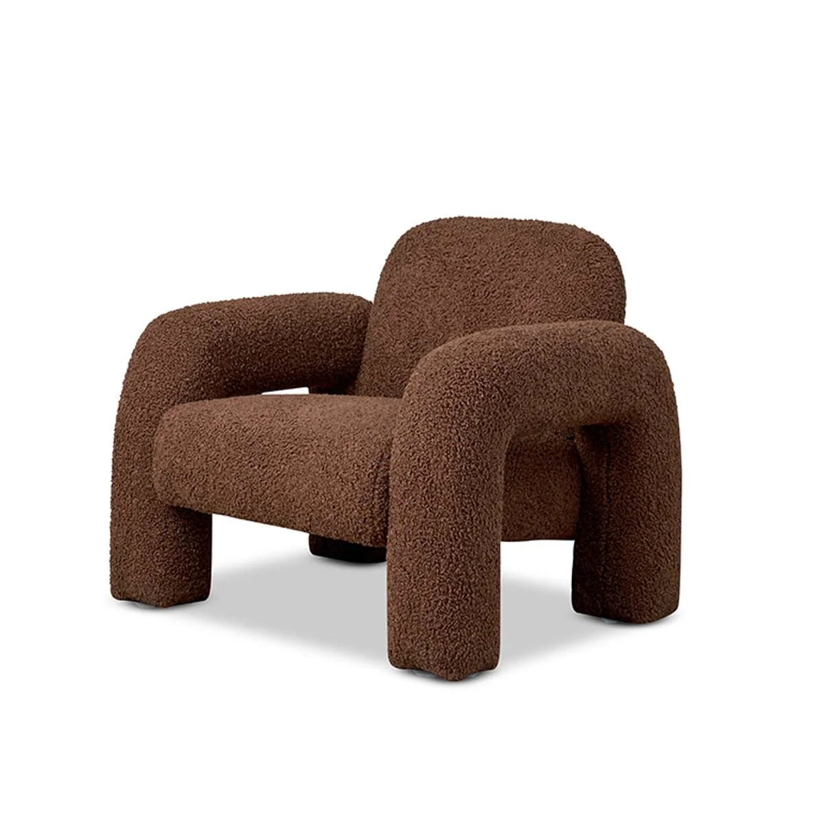 Felix Sherpa Occasional Chair - Chocolate - Image 15