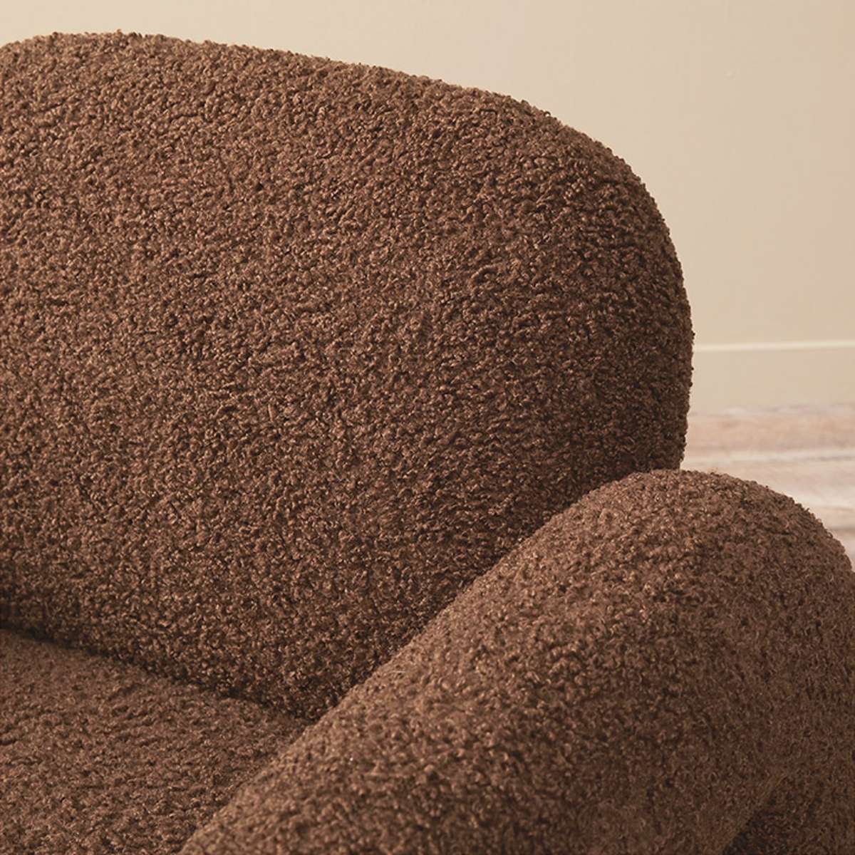 Felix Sherpa Occasional Chair - Chocolate - Image 9
