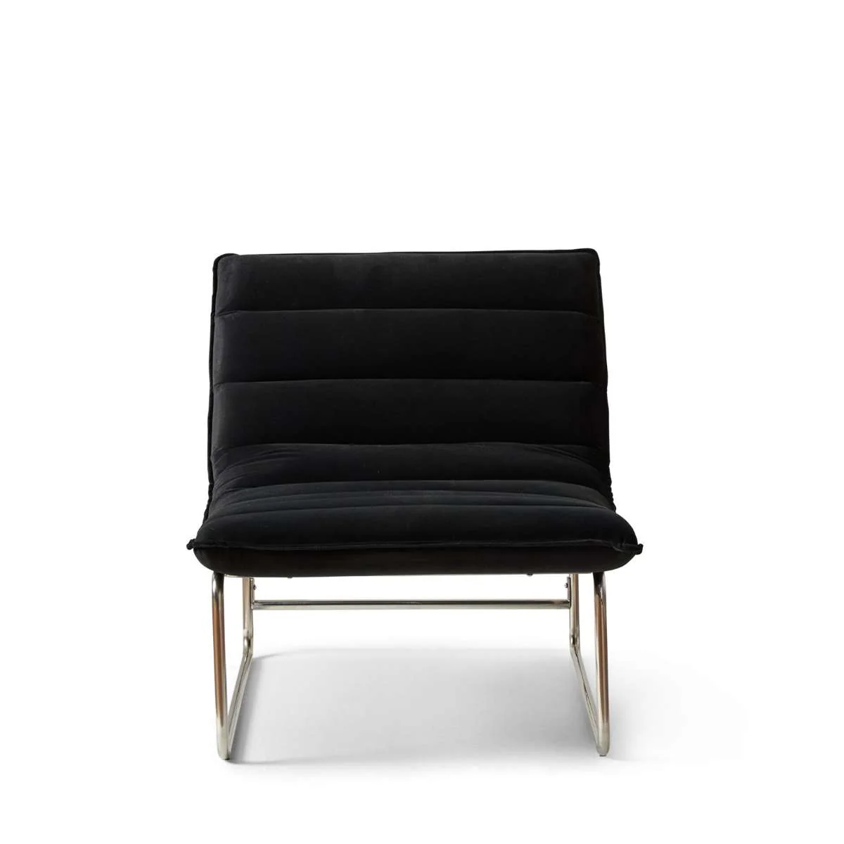 Frank Ribbed Occasional Chair - Black - Image 9