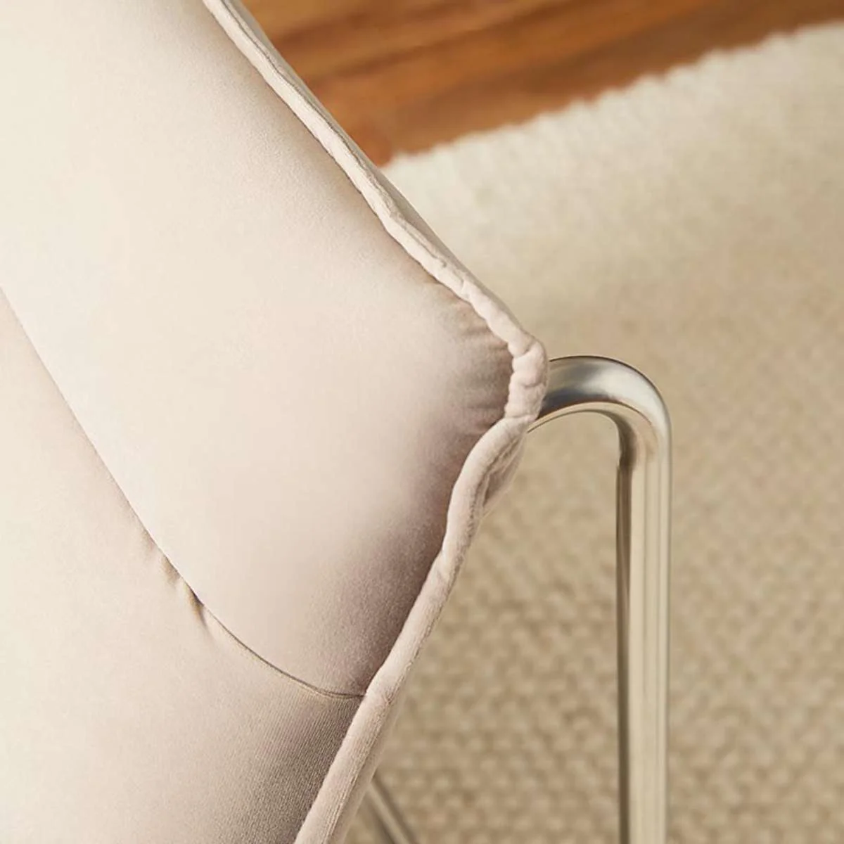 Frank Ribbed Occasional Chair - Mushroom - Image 4