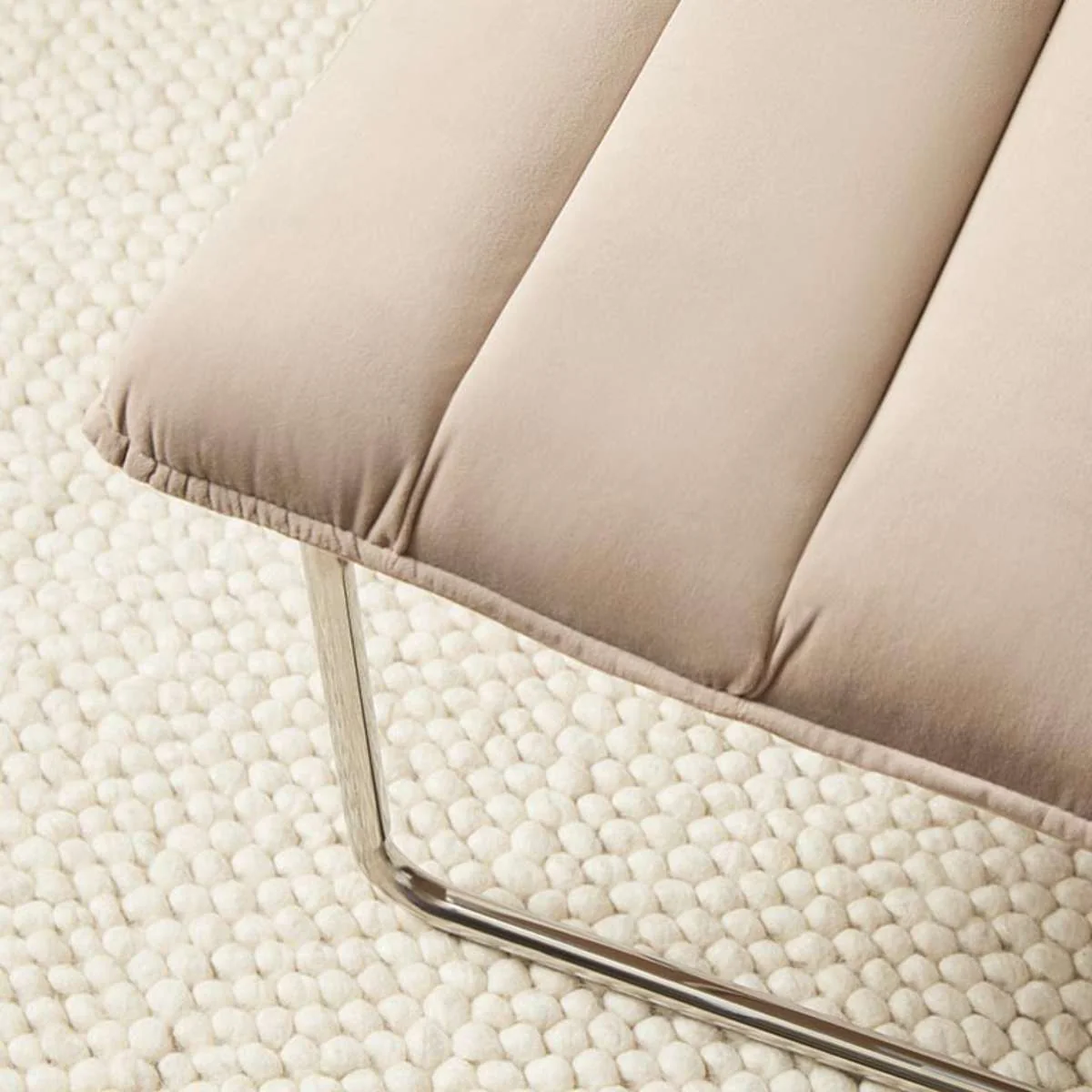 Frank Ribbed Occasional Chair - Mushroom - Image 5