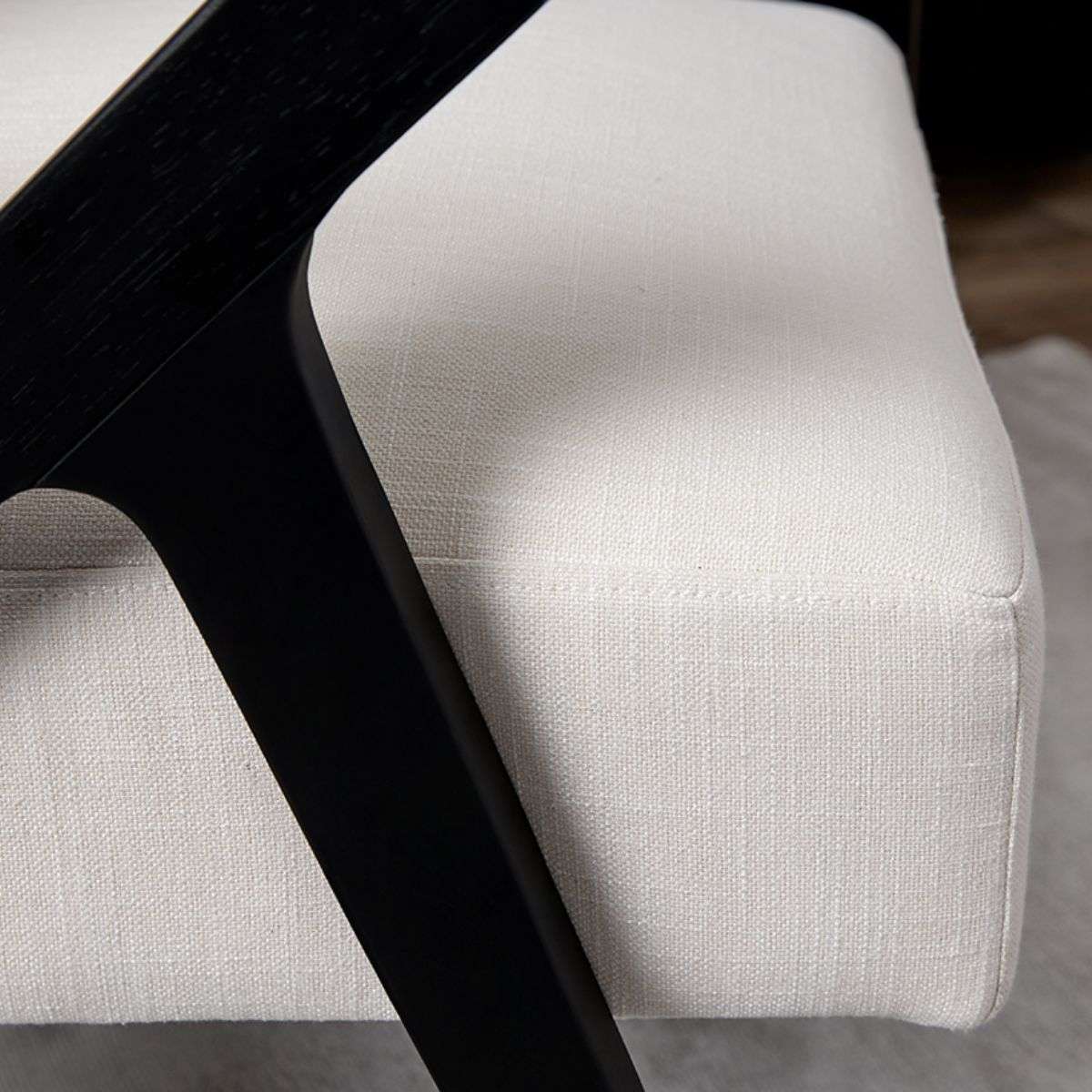 Hector Occasional Chair - Black/Natural - Image 3