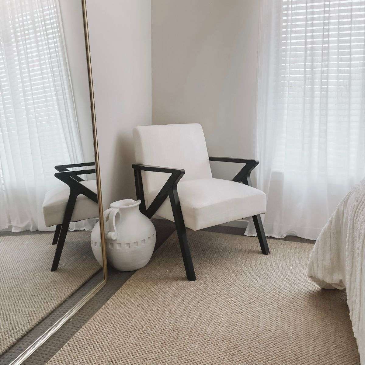 Hector Occasional Chair - Black/Natural - Image 4