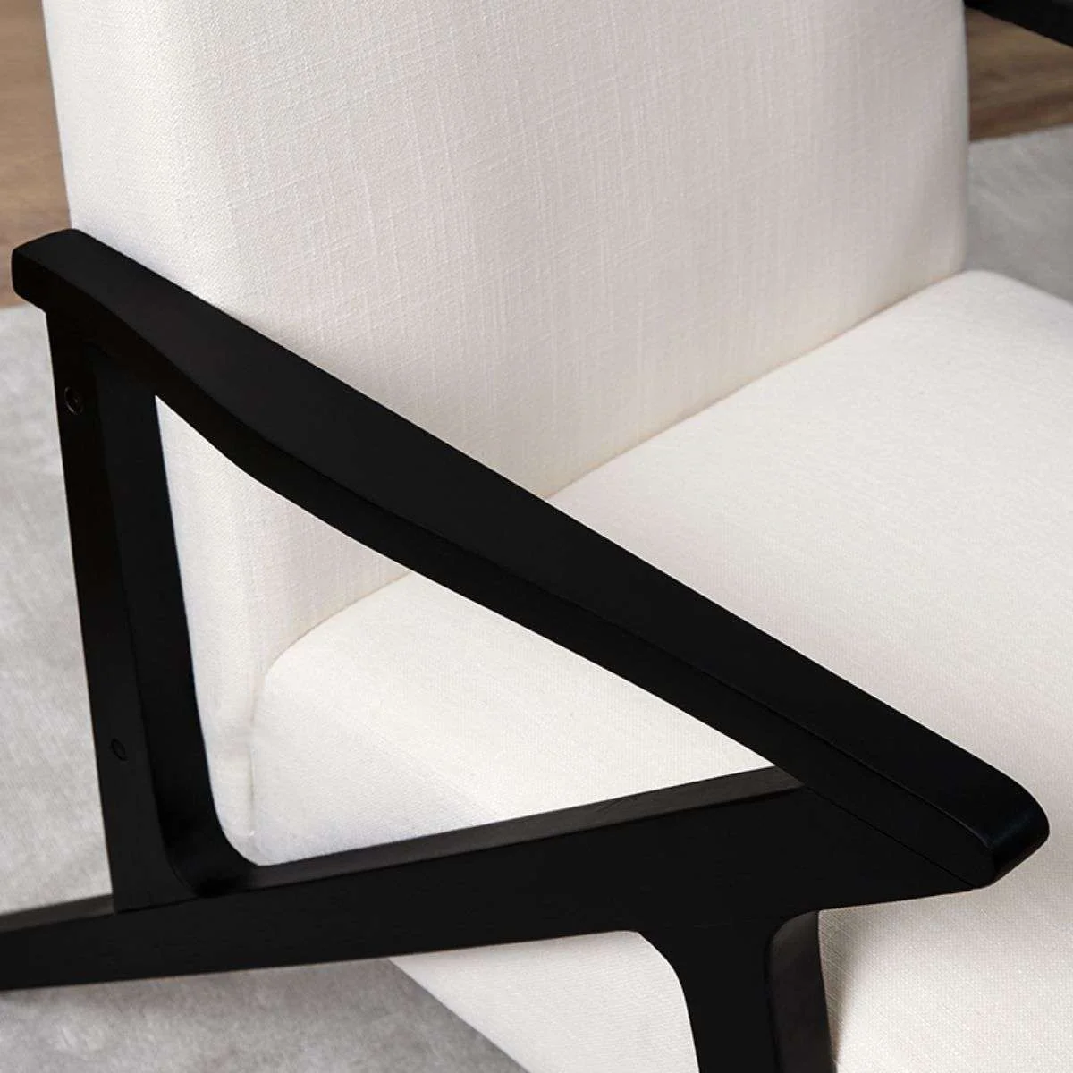 Hector Occasional Chair - Black/Natural - Image 5