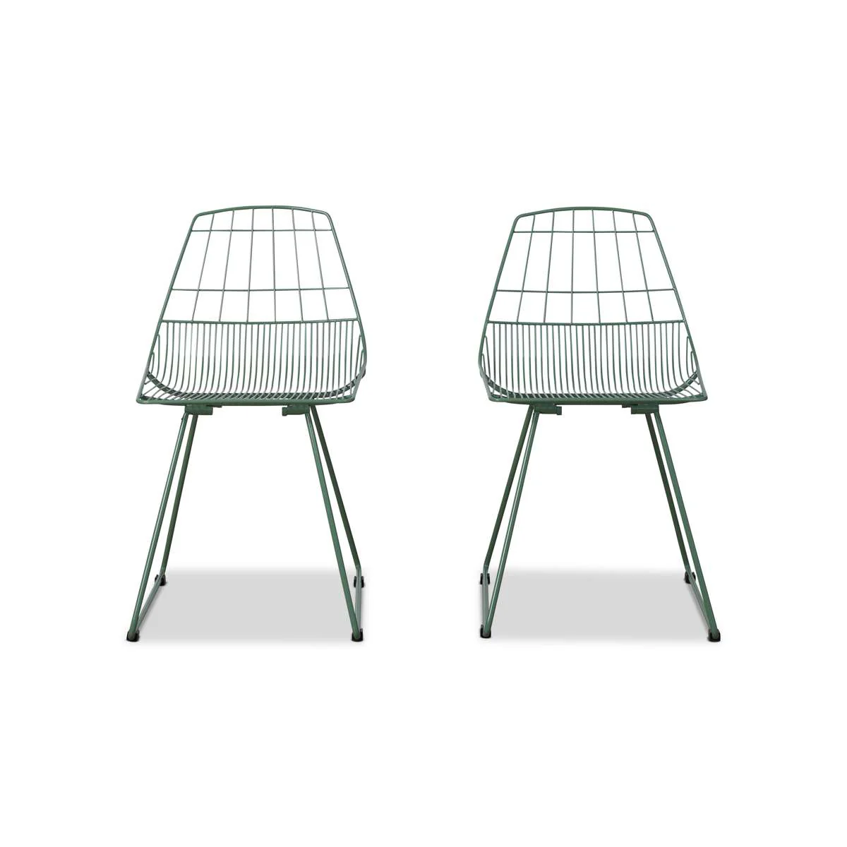 Hunter Outdoor Dining Chair - Set of 2 - Forest Green - Image 8