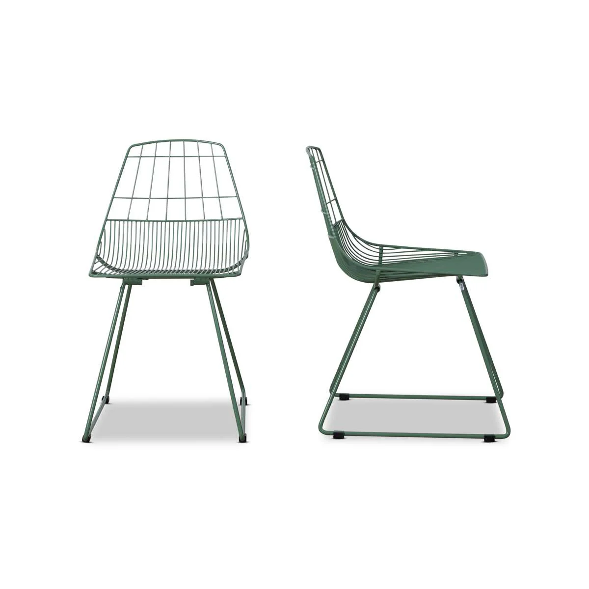 Hunter Outdoor Dining Chair - Set of 2 - Forest Green - Image 9
