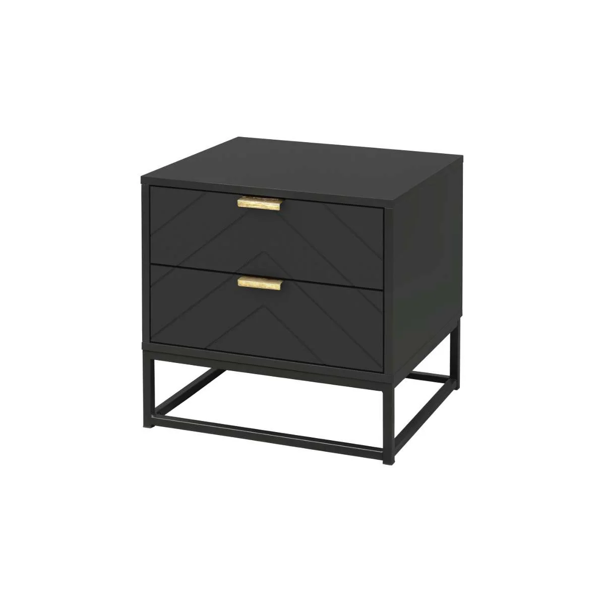 Inca Bedside Table - Black - Image 4