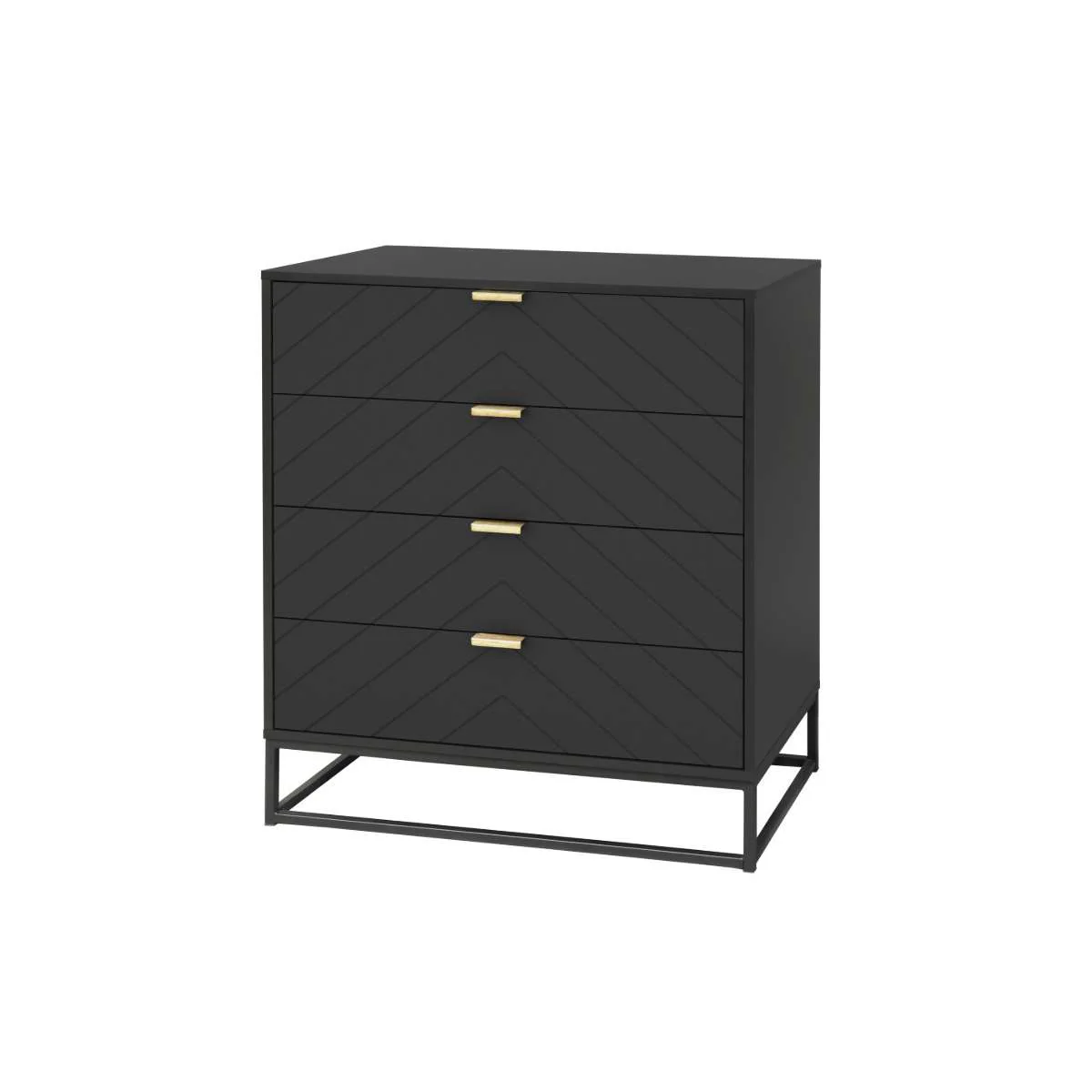 Inca Four Drawer - Black - Image 4