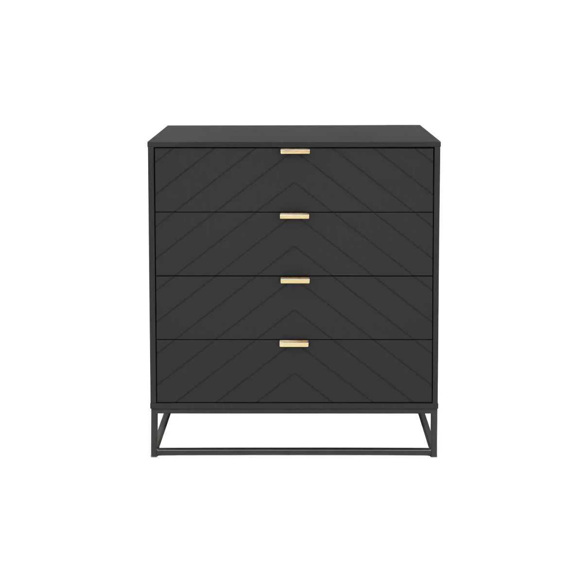 Inca Four Drawer - Black - Image 5
