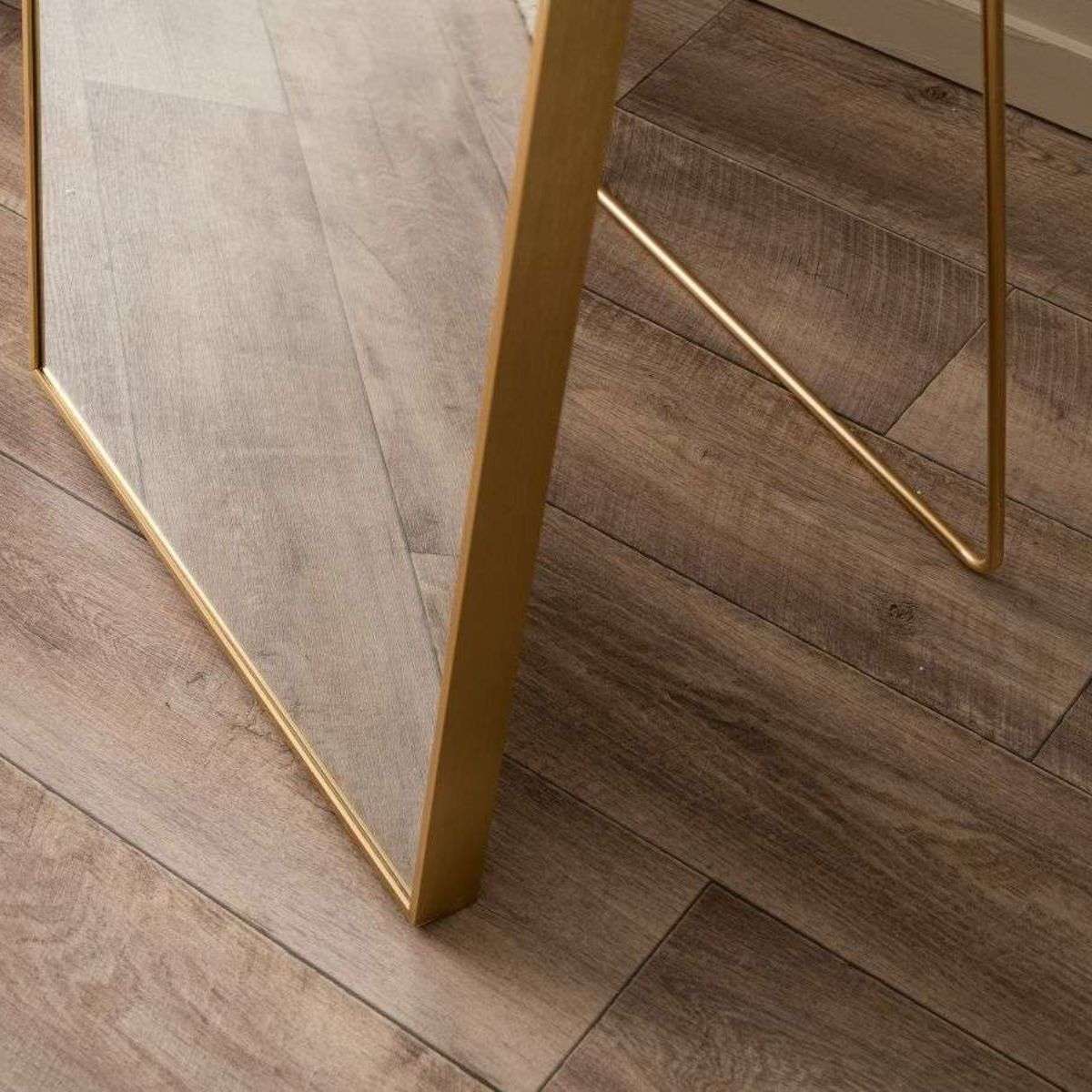 Jackson Metal Arch Full Length Freestanding Mirror - Gold - Image 6