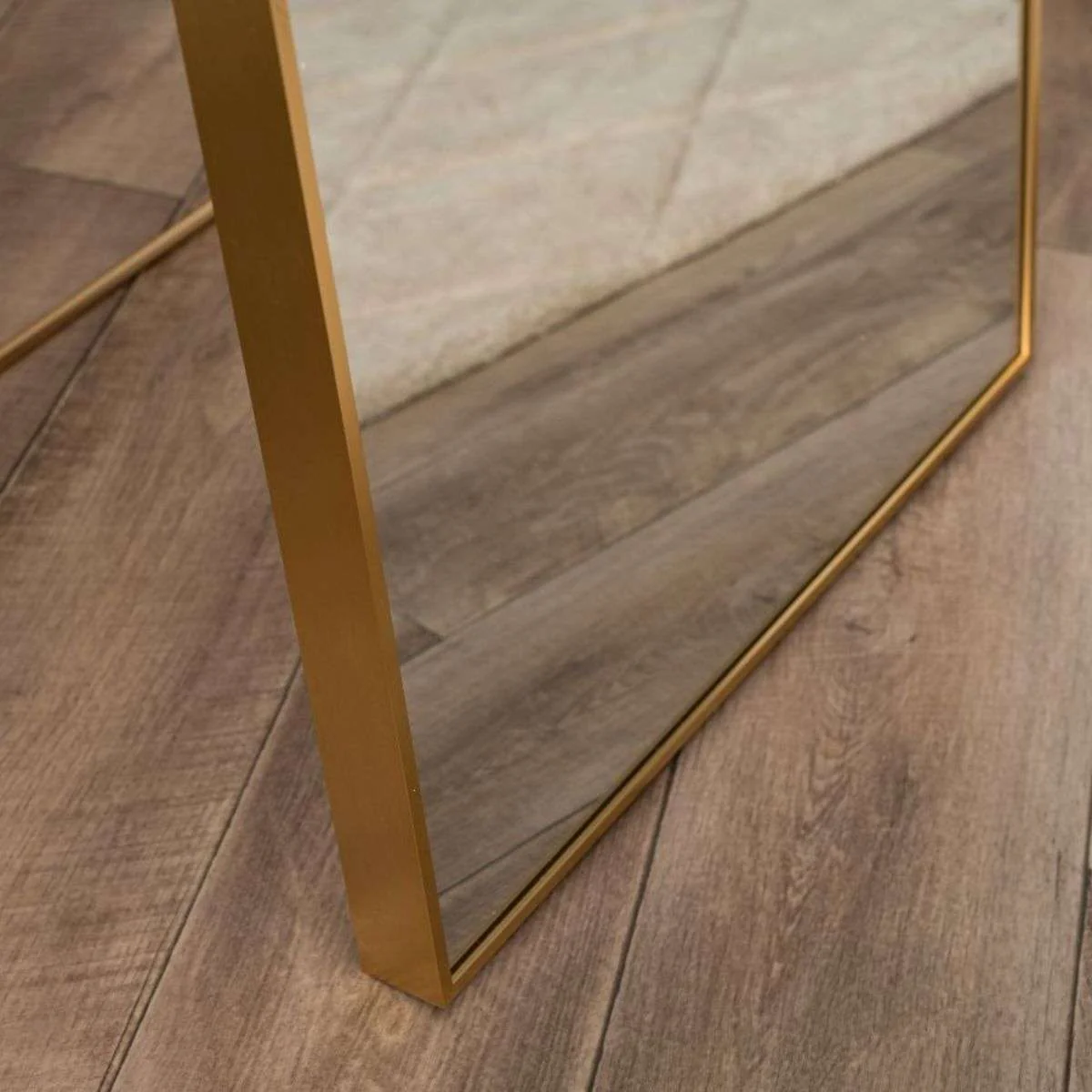 Jackson Metal Arch Full Length Freestanding Mirror - Gold - Image 7