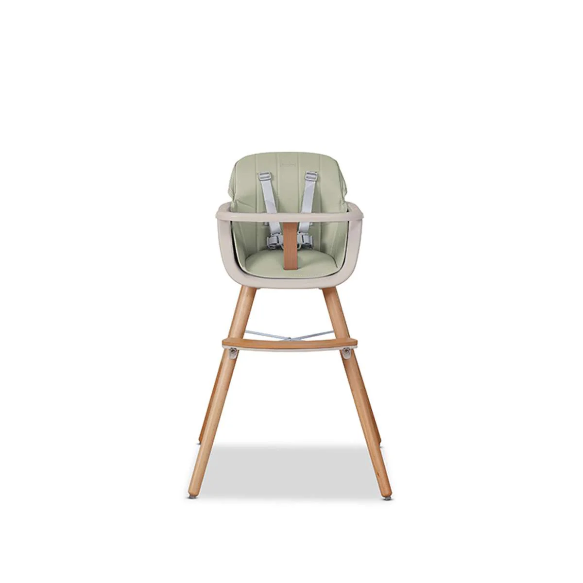 Jenson Natural Highchair - Sage Green - Image 15