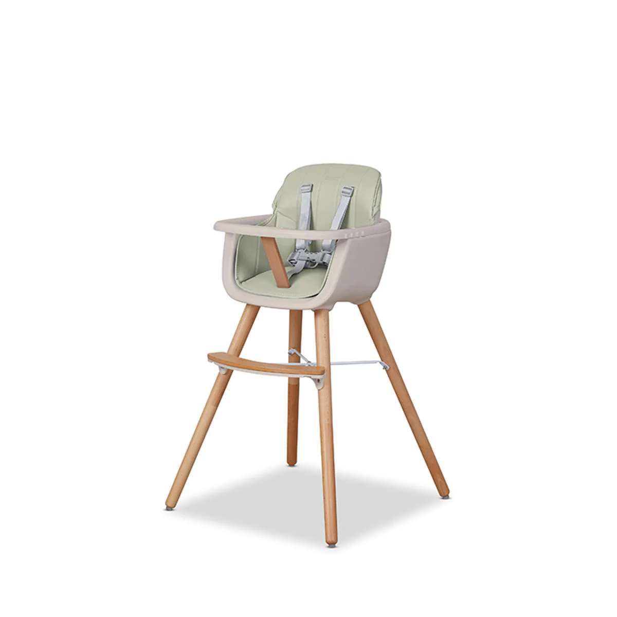 Jenson Natural Highchair - Sage Green - Image 16