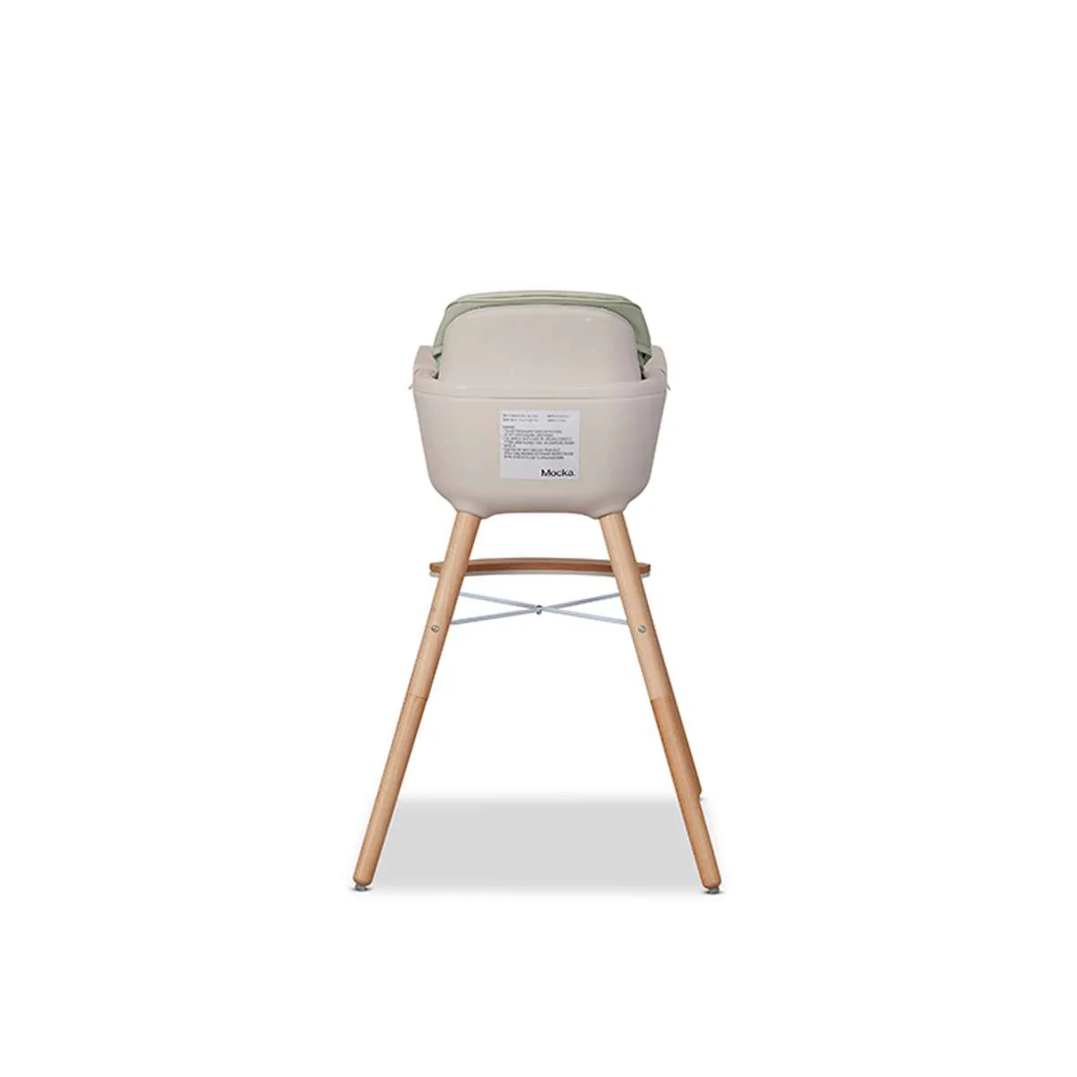 Jenson Natural Highchair - Sage Green - Image 18