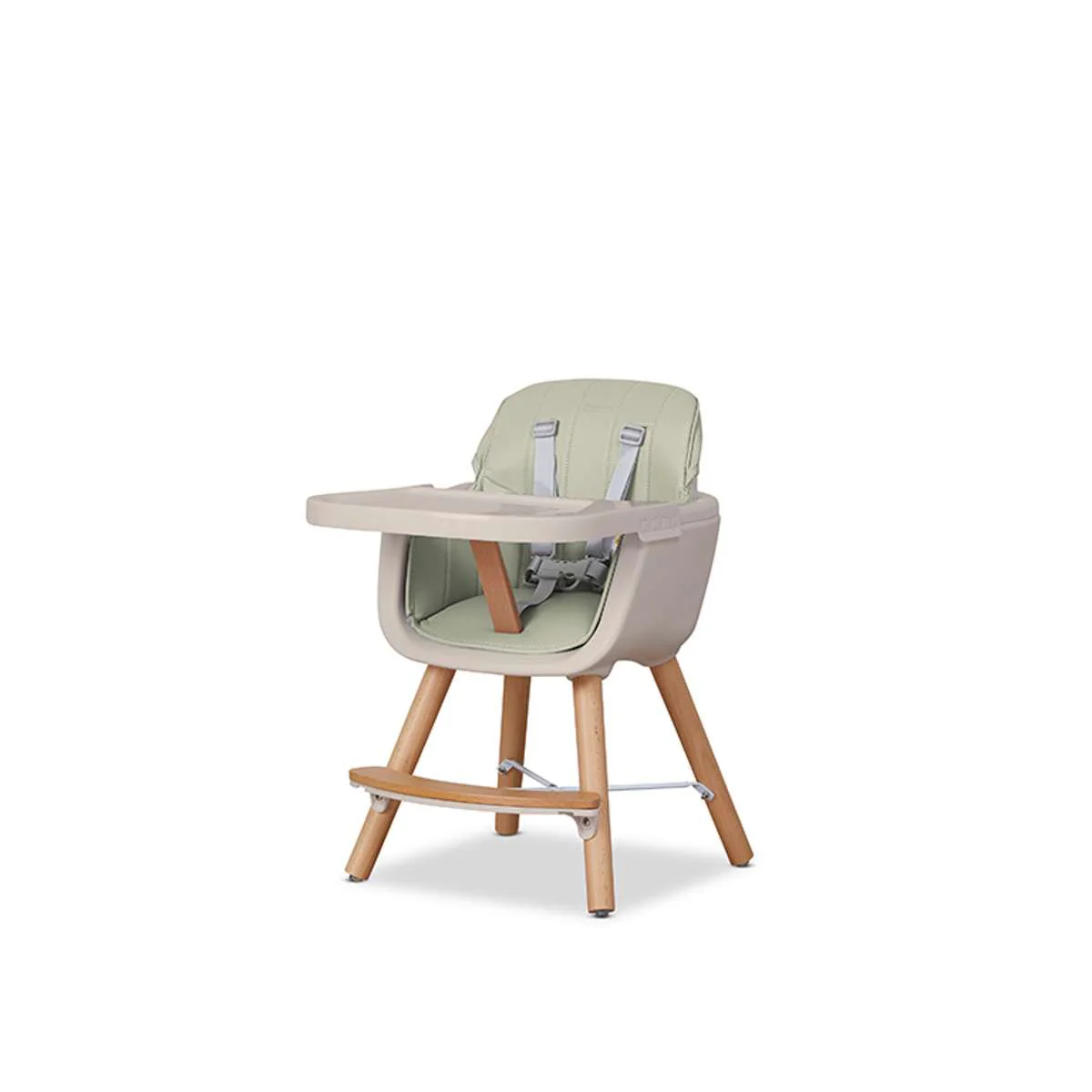 Jenson Natural Highchair - Sage Green - Image 20