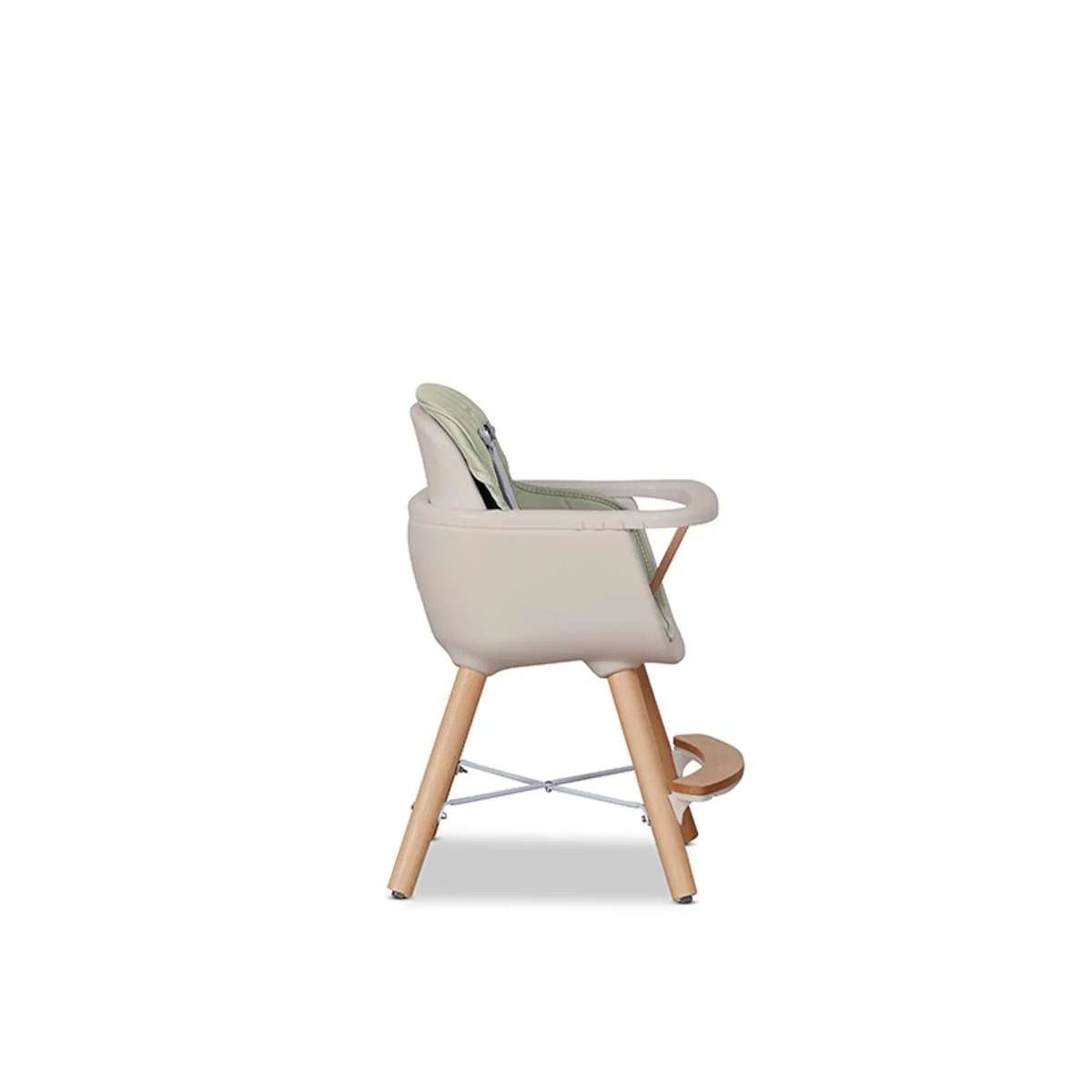 Jenson Natural Highchair - Sage Green - Image 21