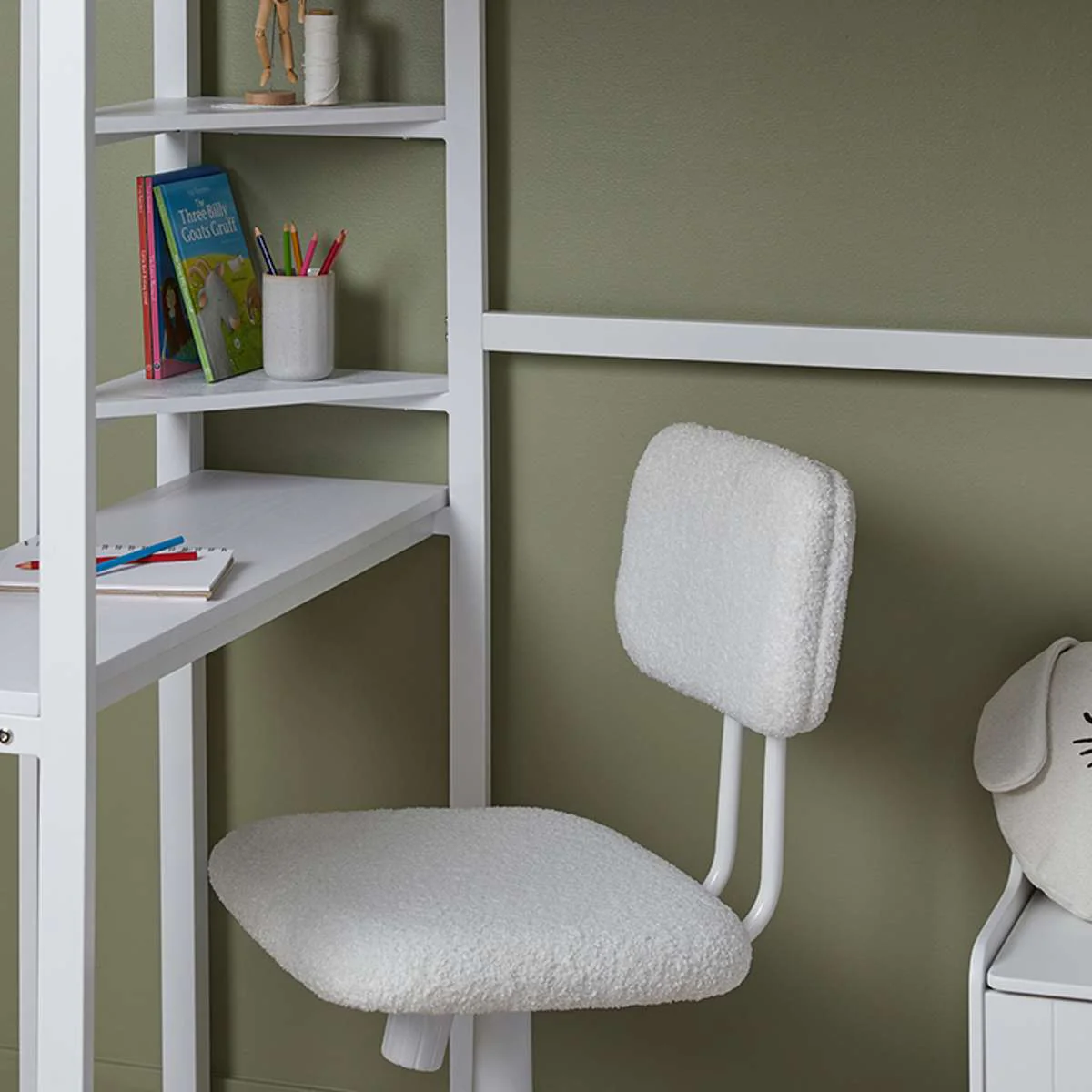 Lacie Metal Loft Bed with Desk - Image 6