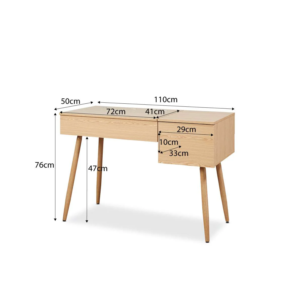 Leia Make-Up Table - Natural - Image 11