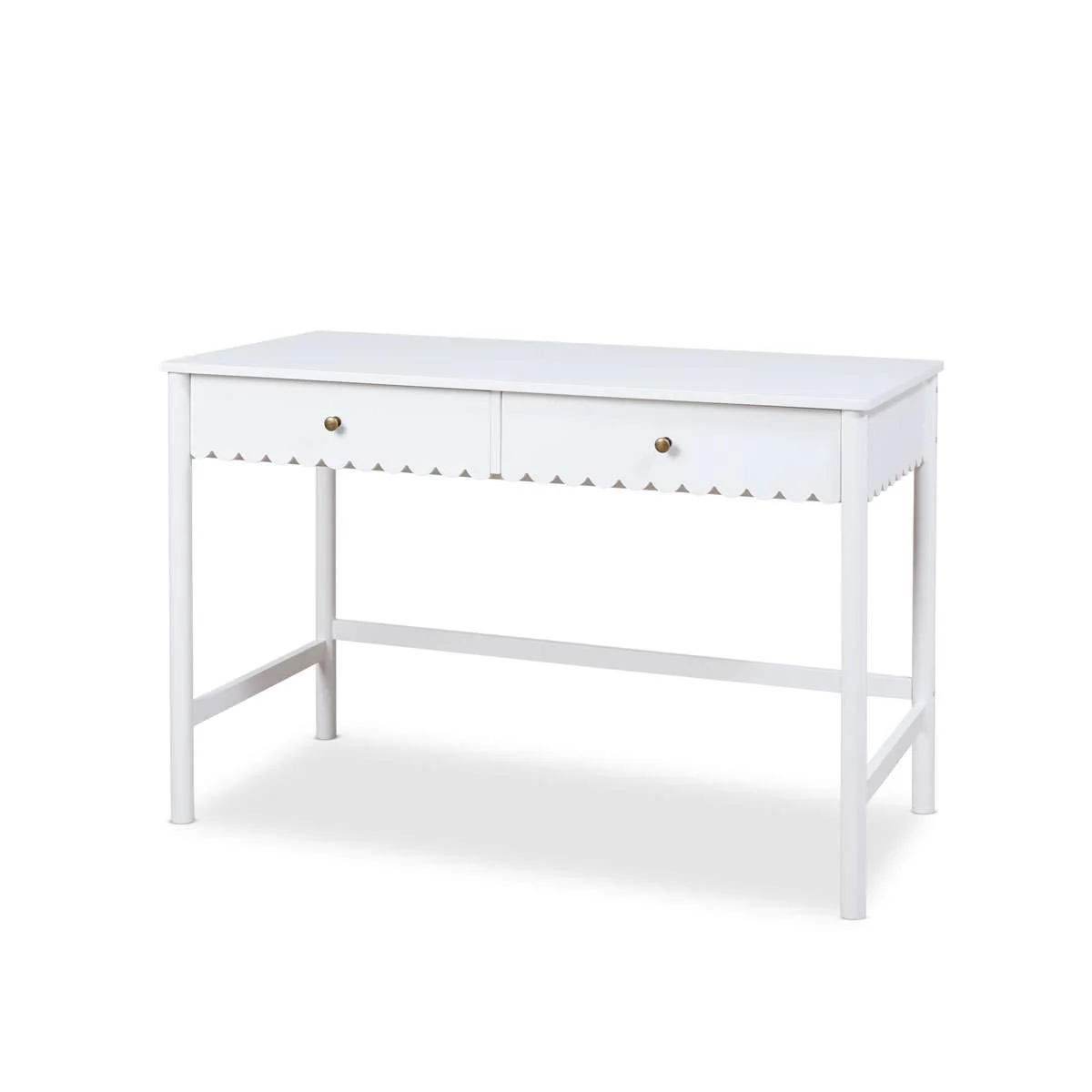 Maisie Scalloped Desk - White - Image 11